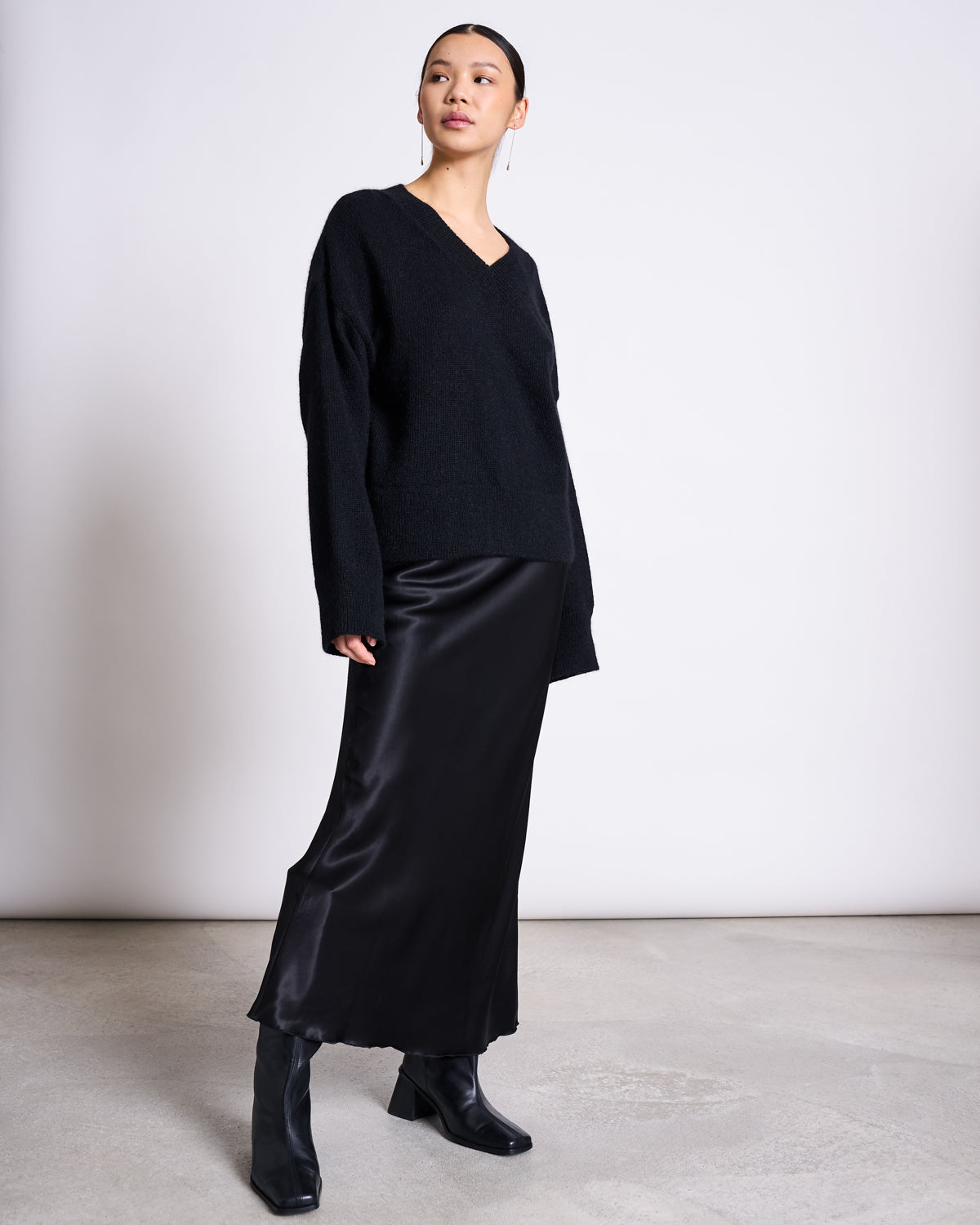 MAXI SKIRT SERIN BLACK