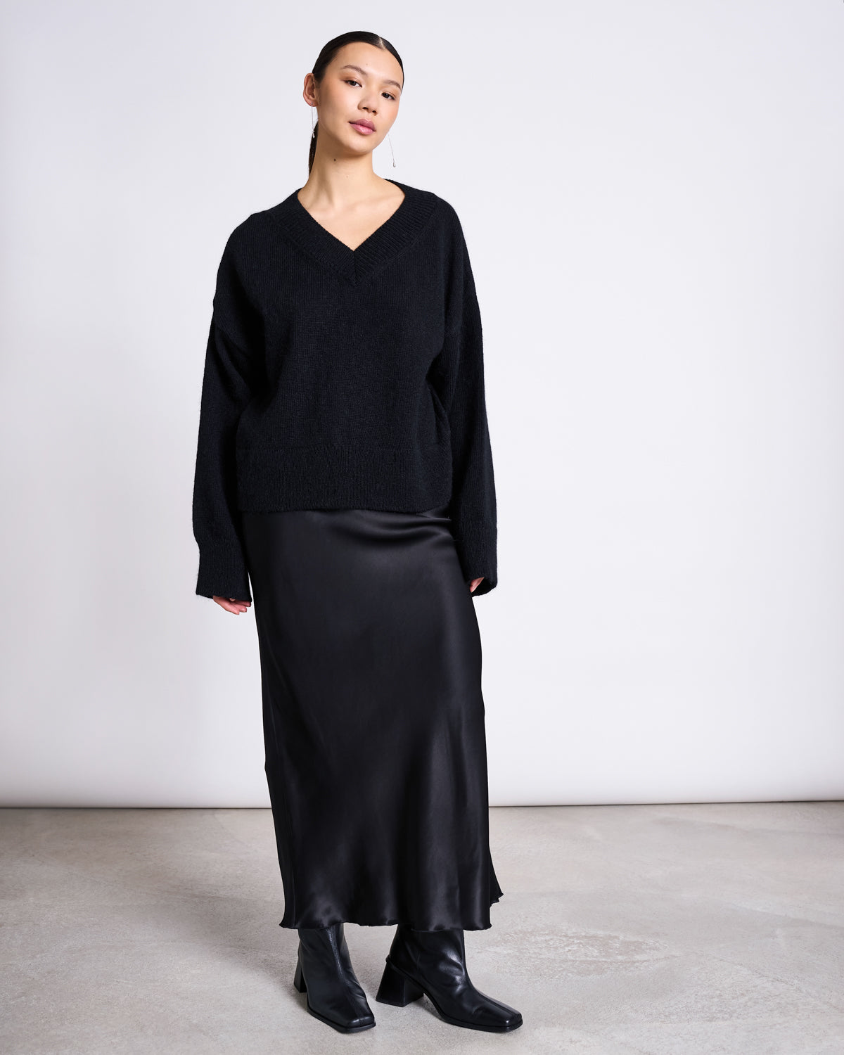 MAXI SKIRT SERIN BLACK