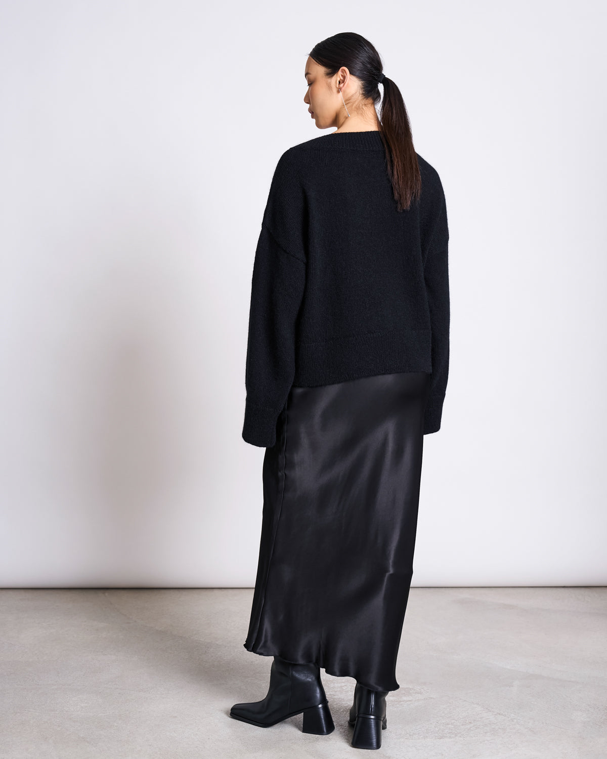 MAXI SKIRT SERIN BLACK