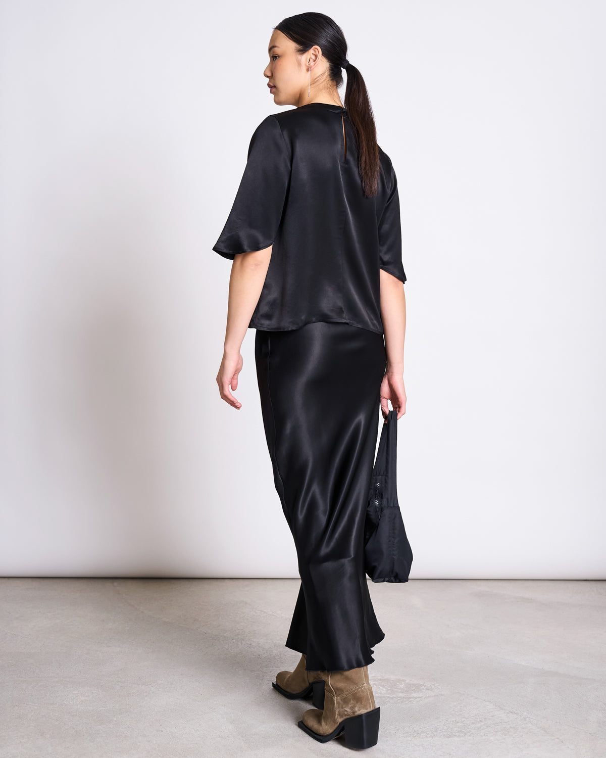 MAXI SKIRT SERIN BLACK