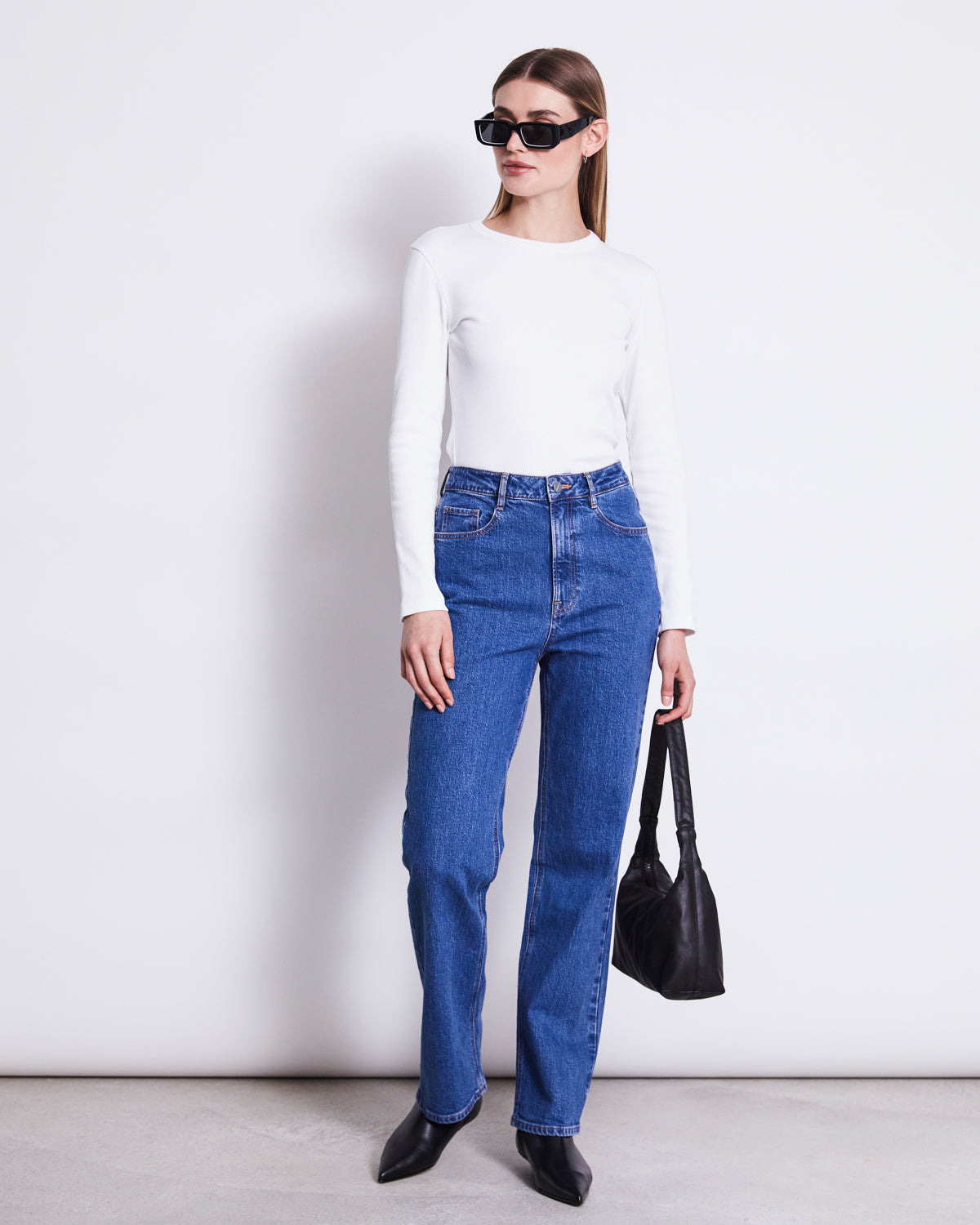 RIB LONGSLEEVE MURI WHITE GOTS