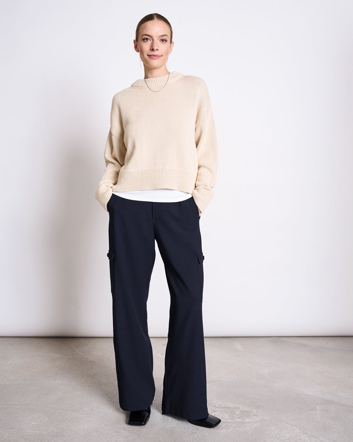 JUMPER YAGMUR BEIGE GOTS