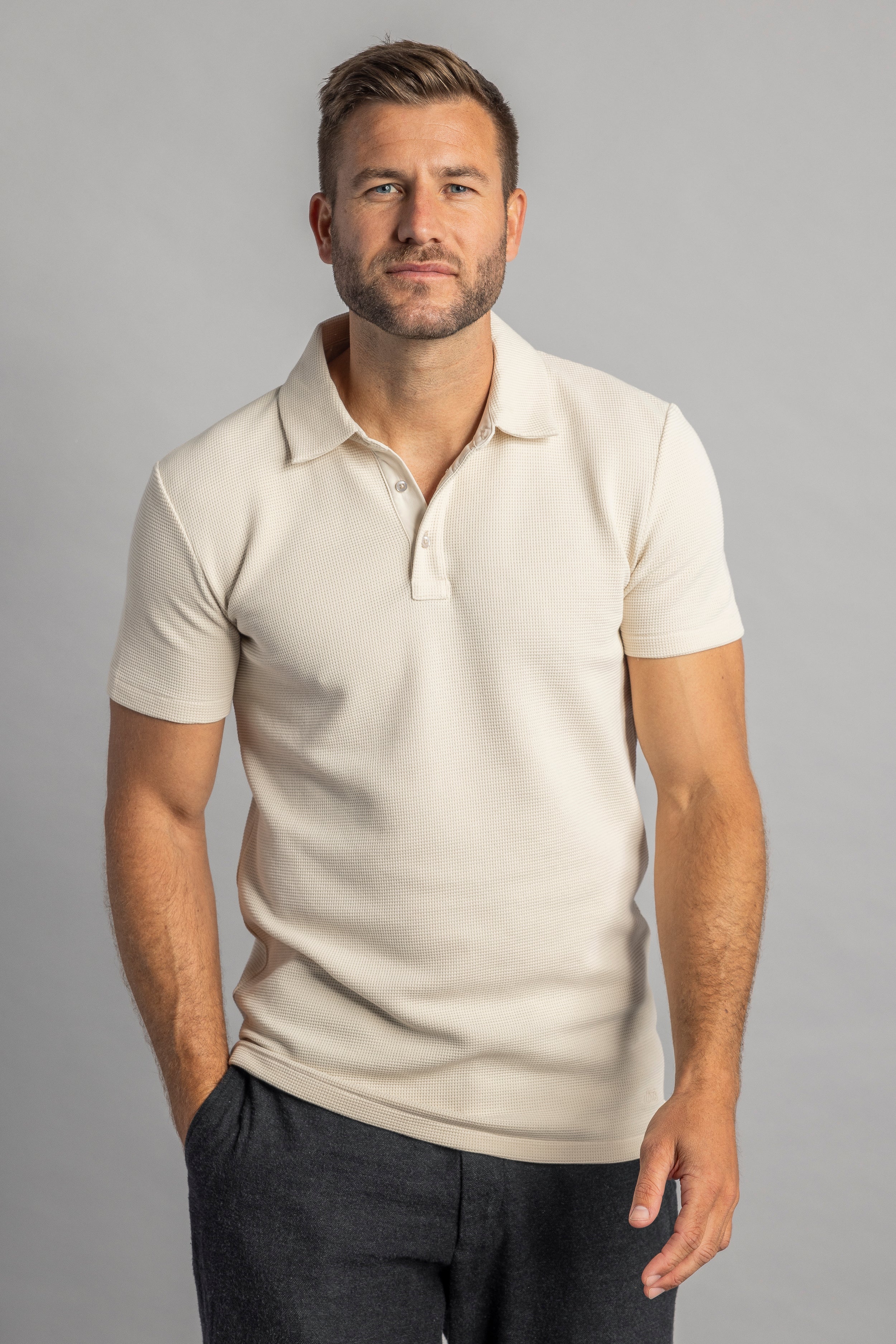 Waffle Piqué Poloshirt