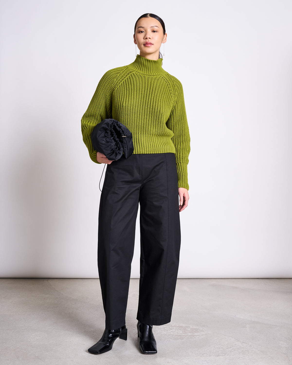 JUMPER OLA MOSSY PEAR GOTS