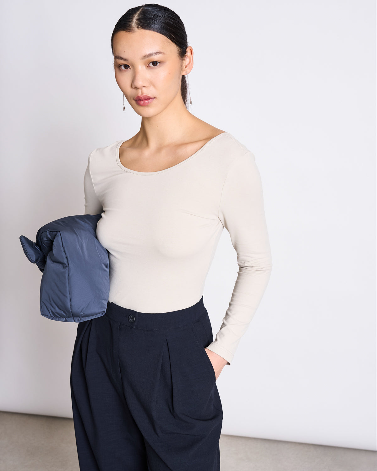 BALLERINA LONGSLEEVE LEON IVORY GOTS