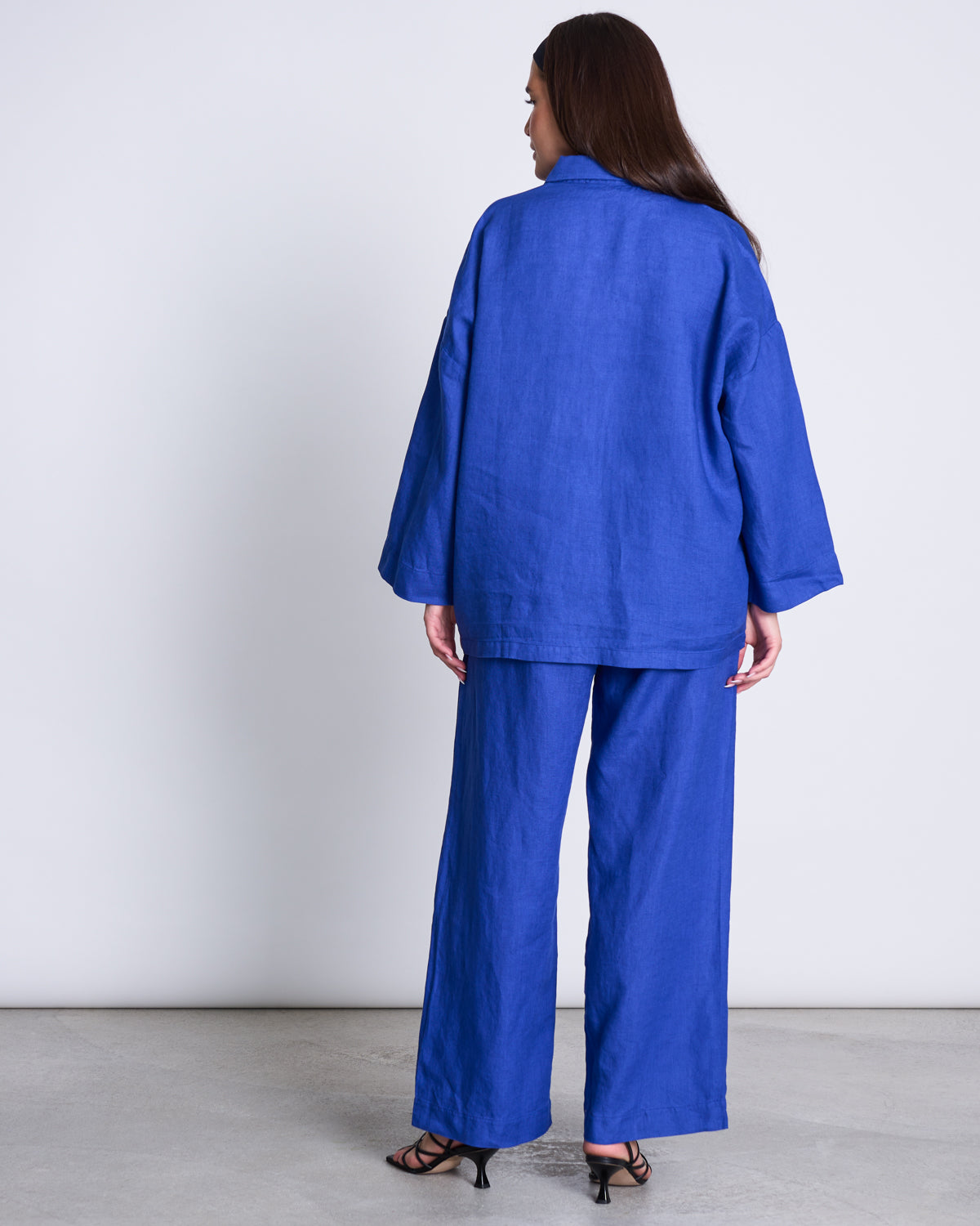 LINEN SHIRT MONS BLUE