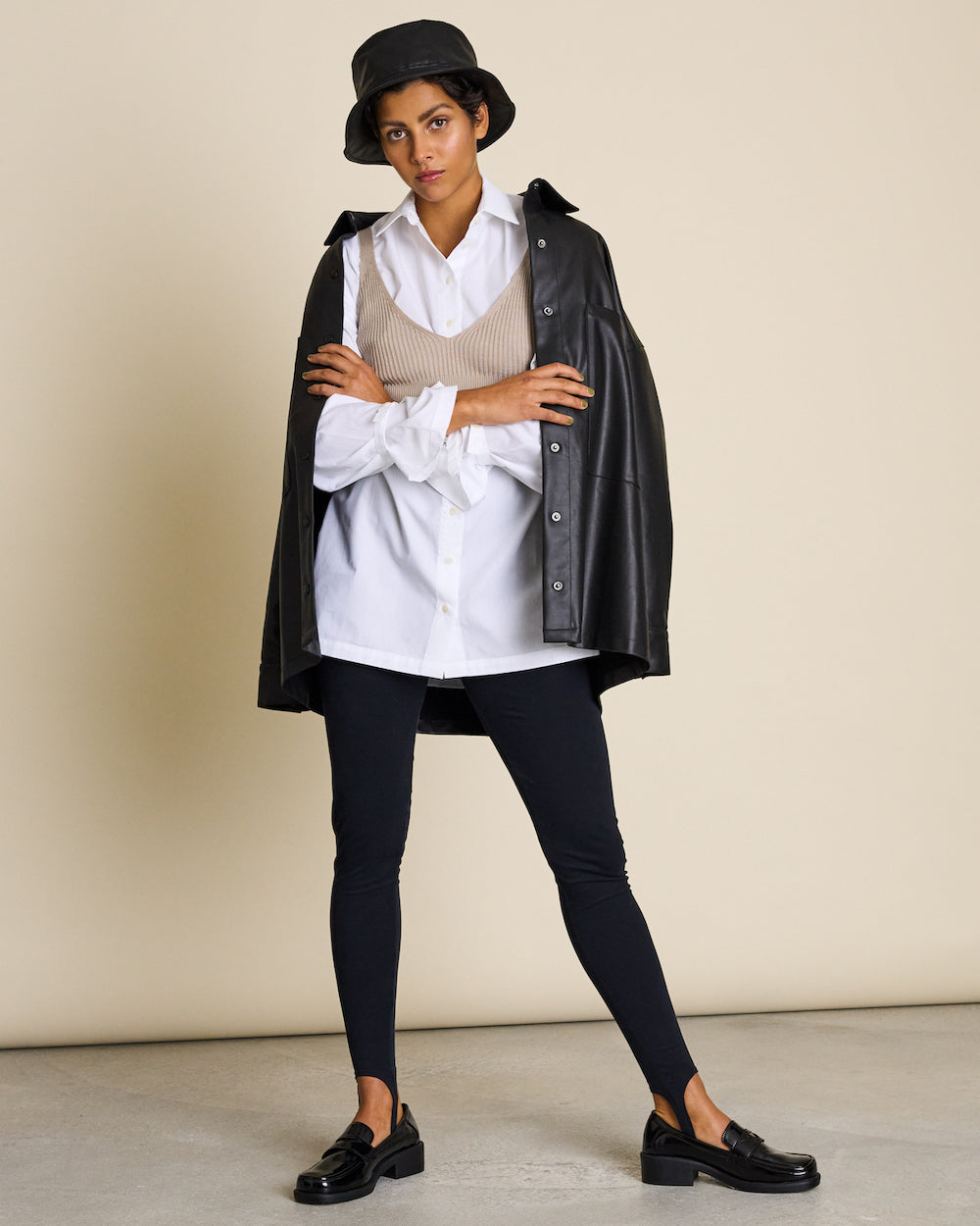 STIRRUP LEGGINGS BLACK