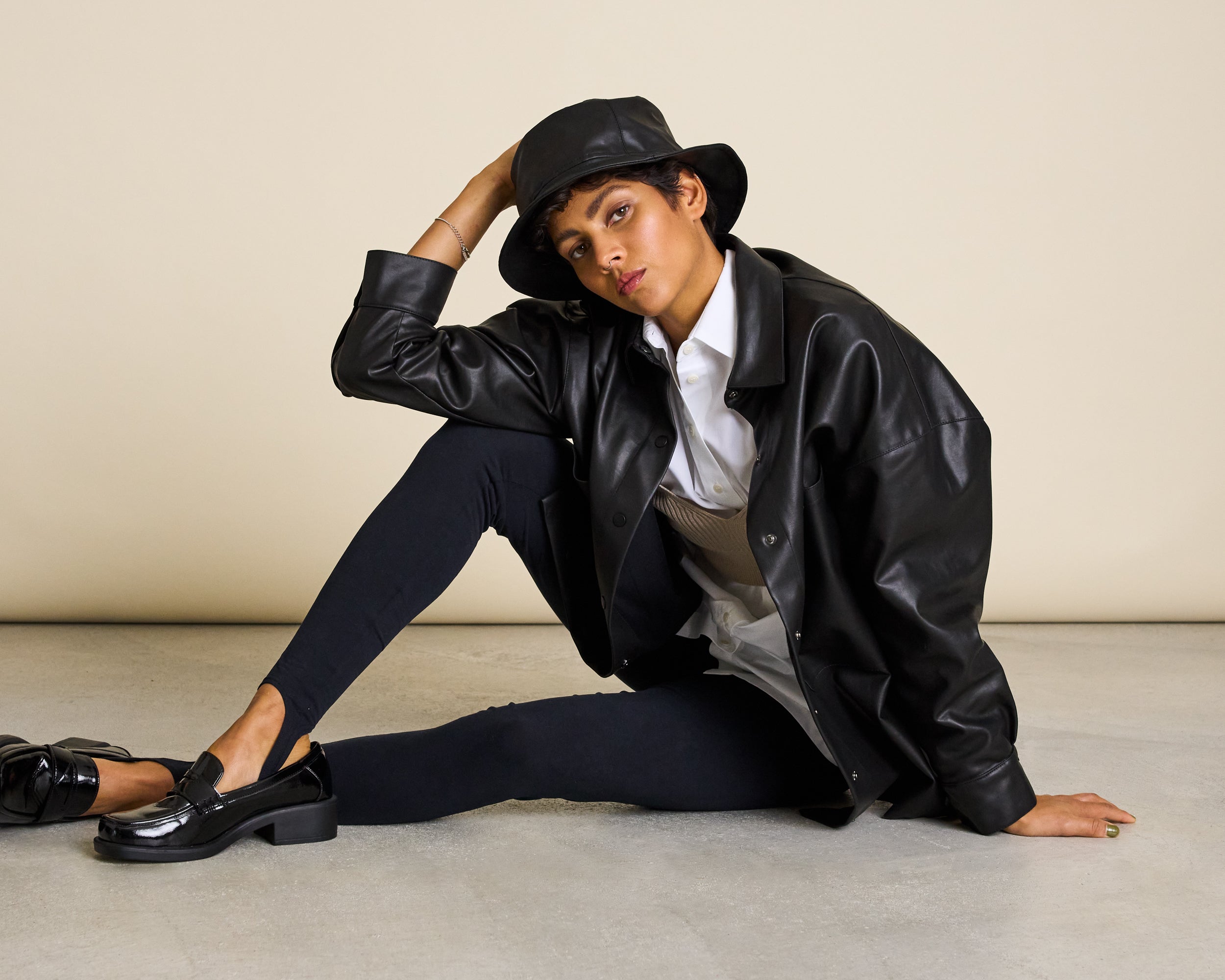 STIRRUP LEGGINGS BLACK