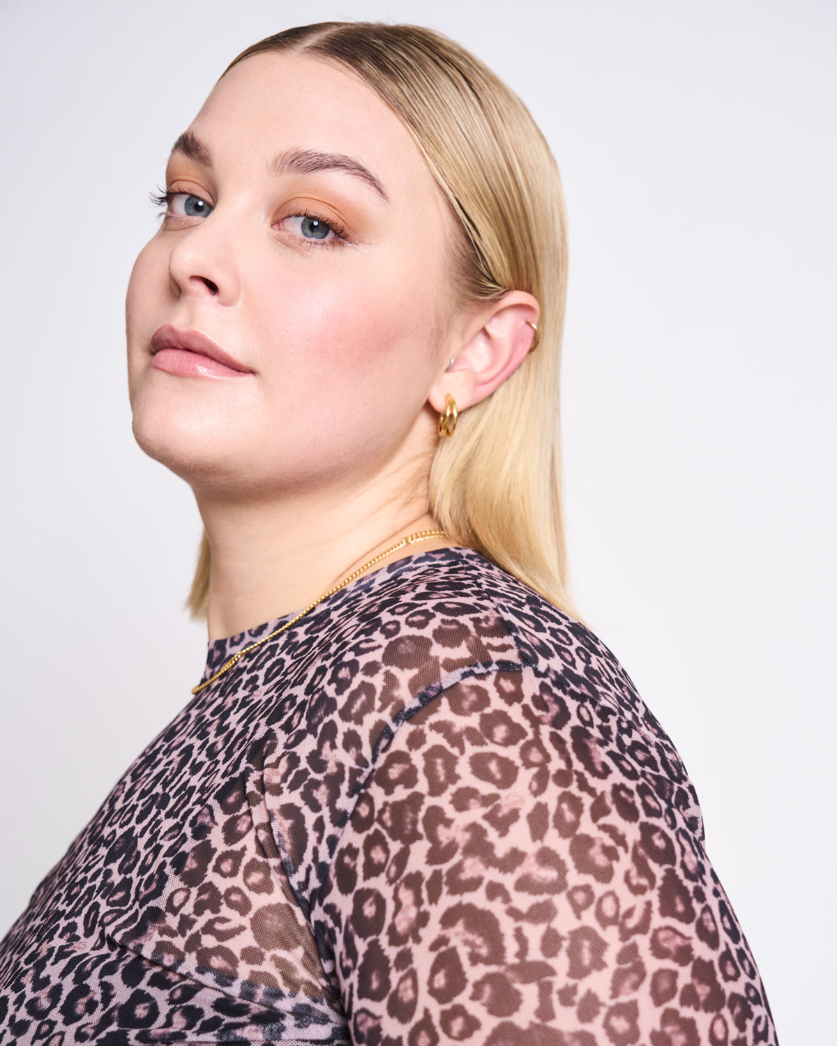 MESH LONGSLEEVE DORA LEO PRINT