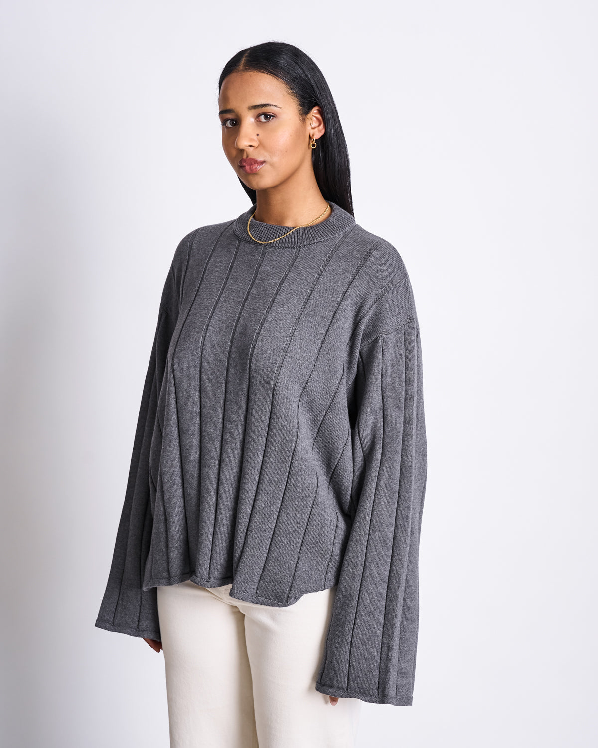 JUMPER TICA DARK GREY GOTS