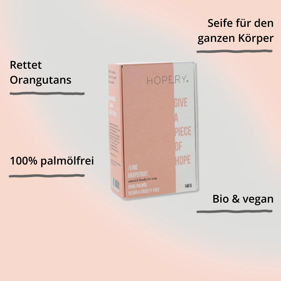 Hopery Soap Bar Seife Lime Grapefruit mit Impact