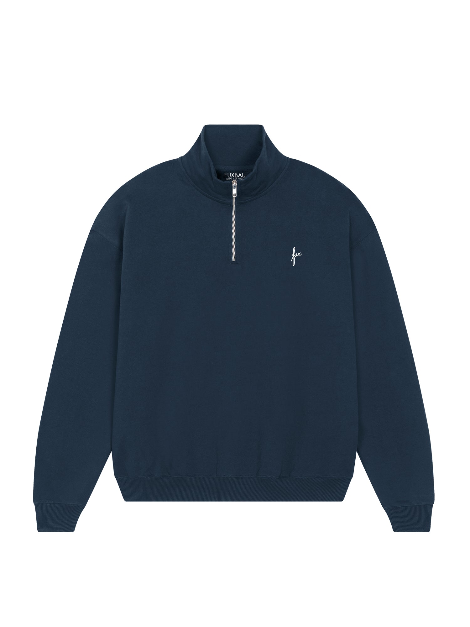 fux Half Zip Sweater - navy