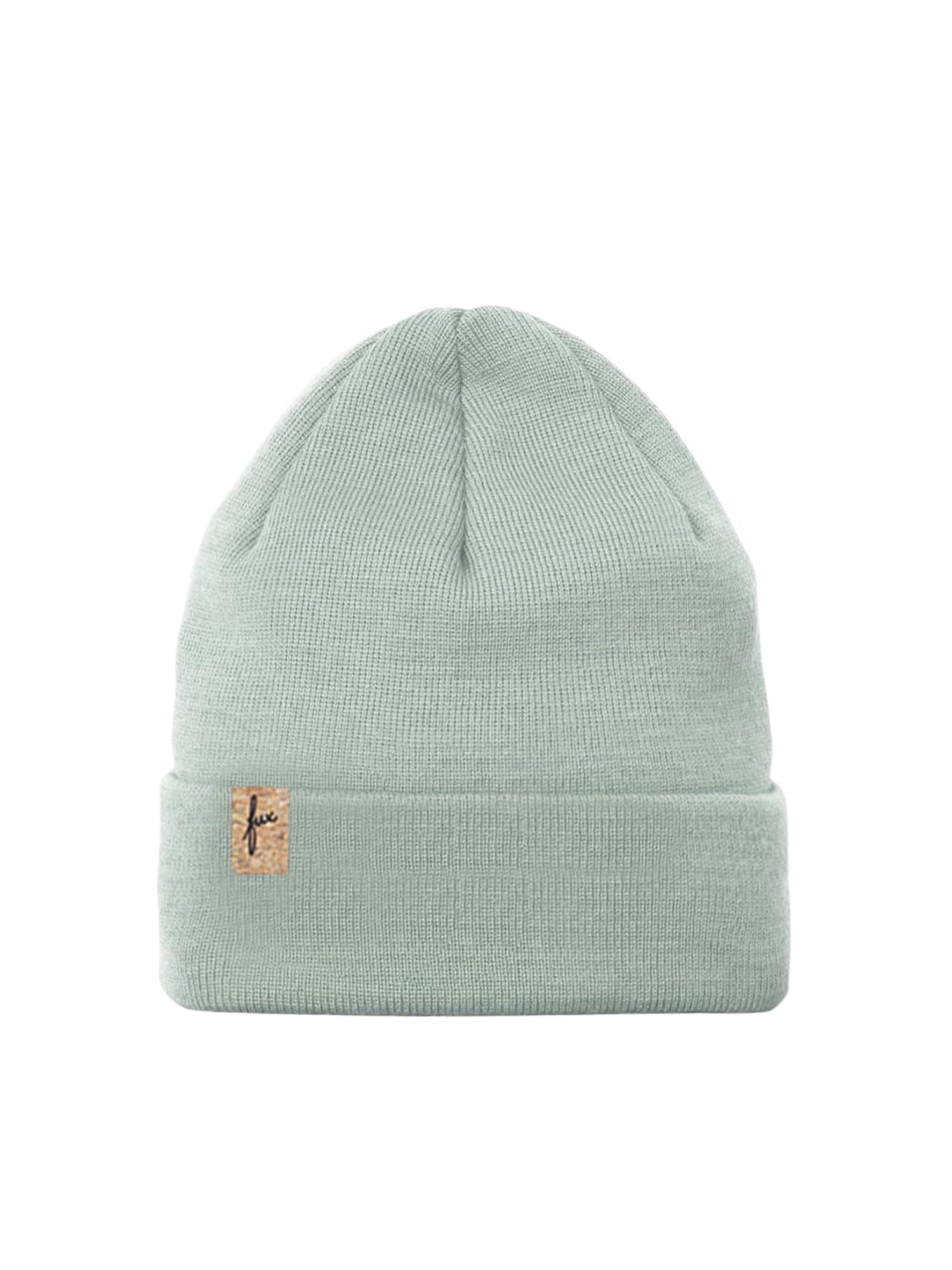 Merino Kork Beanie - salbei