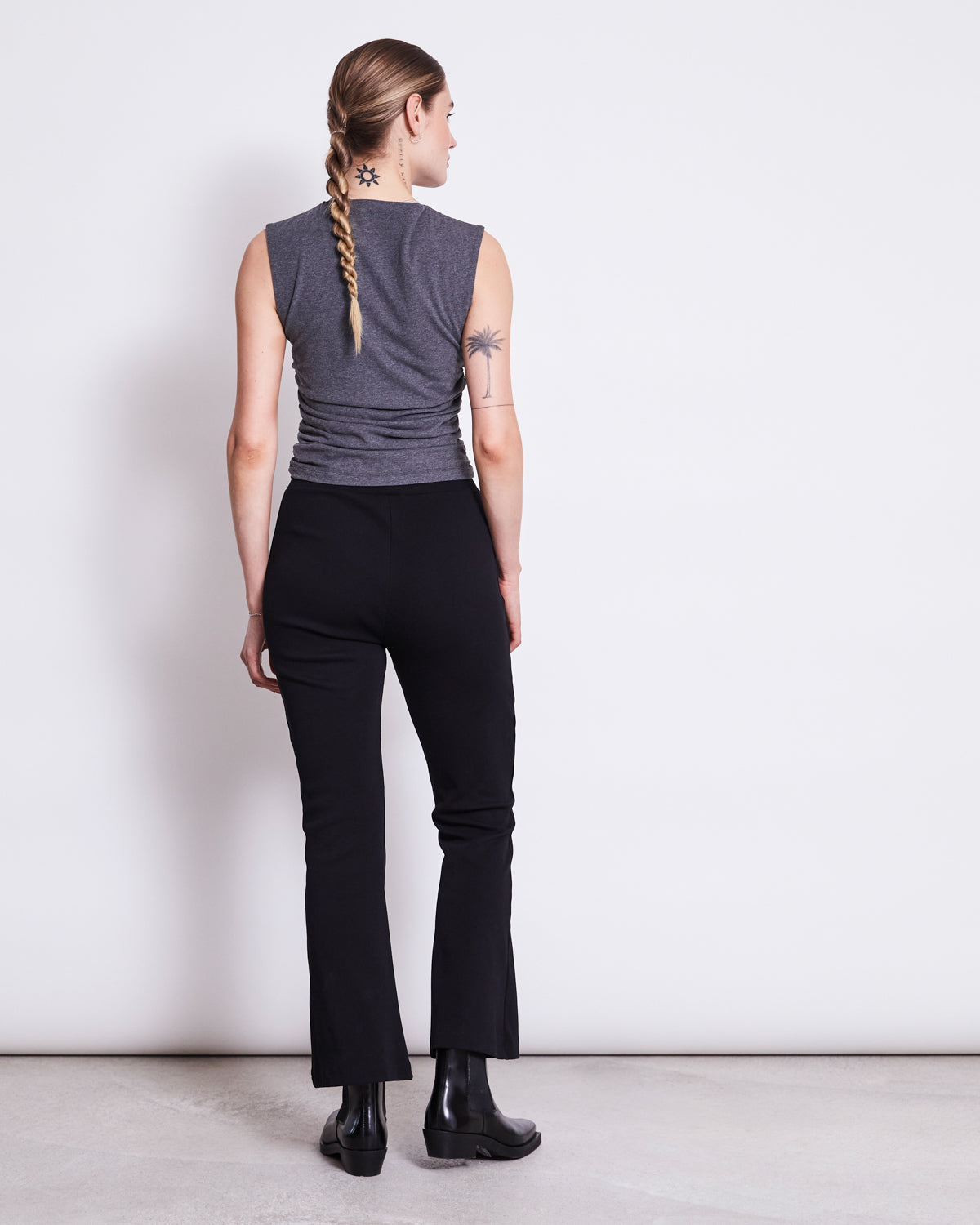 FLARED PANTS MIOSA BLACK GOTS