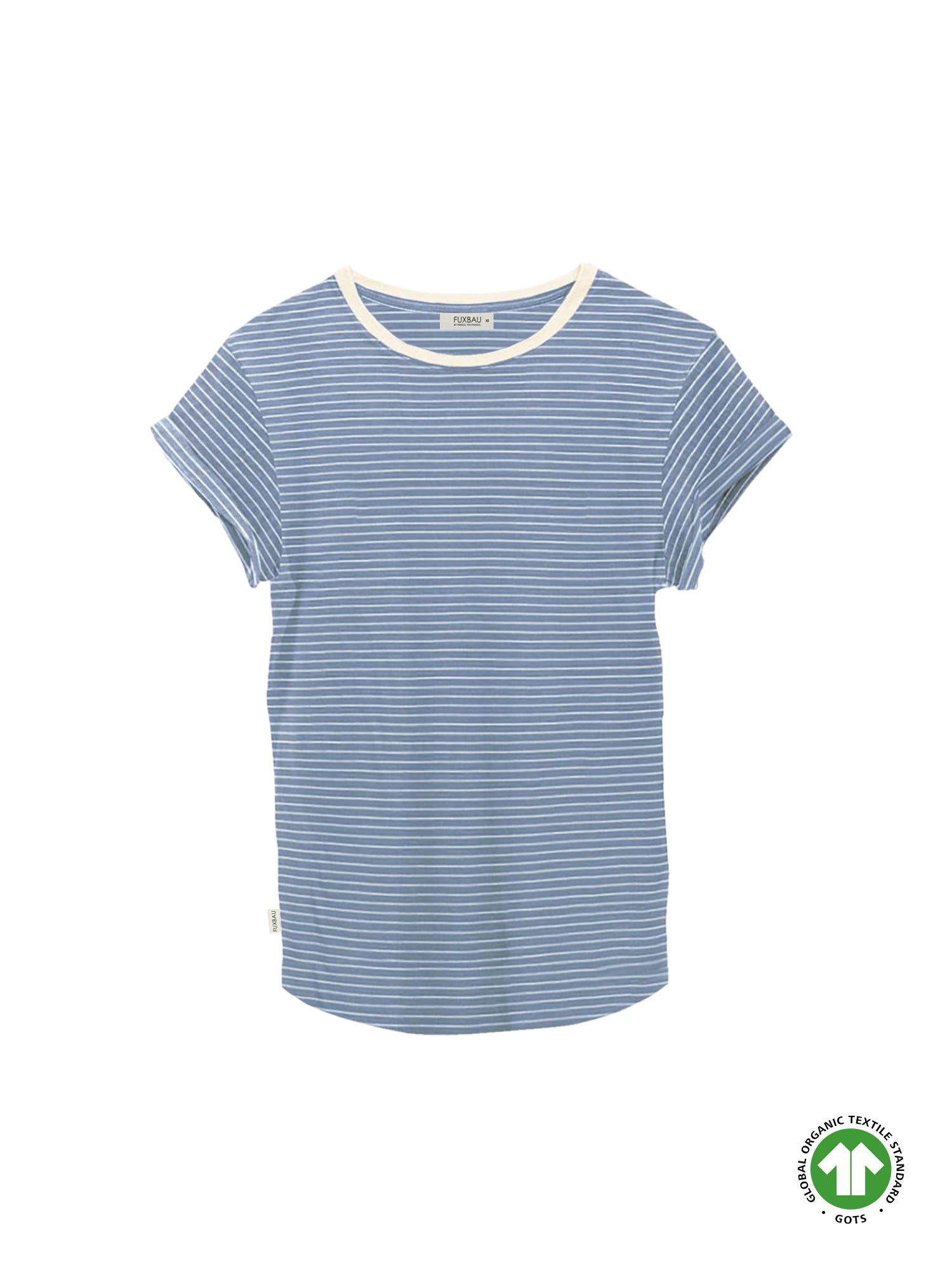 Frauen Streifenshirt - creme blau