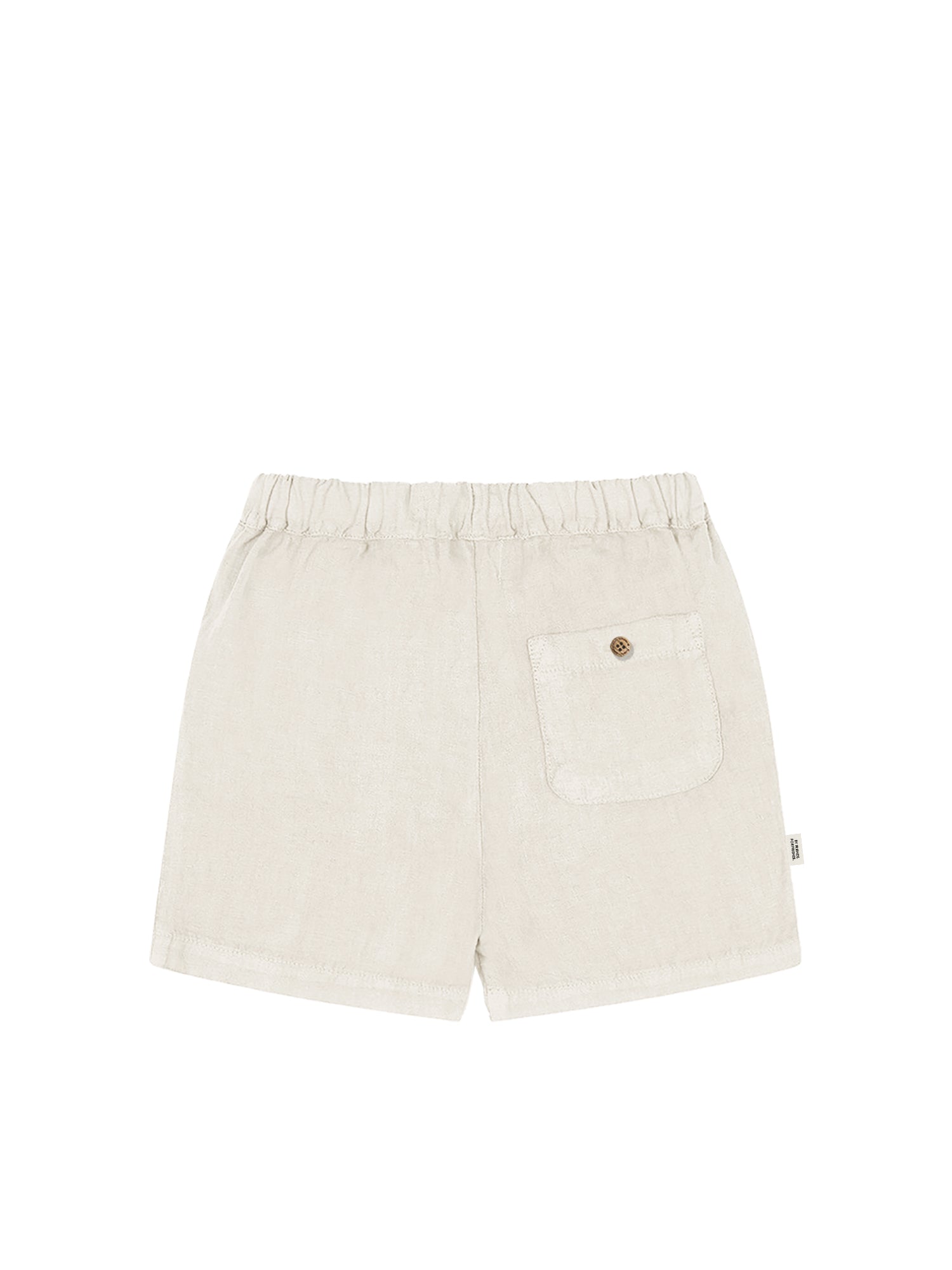 Männer Leinenshorts - cremeweiß