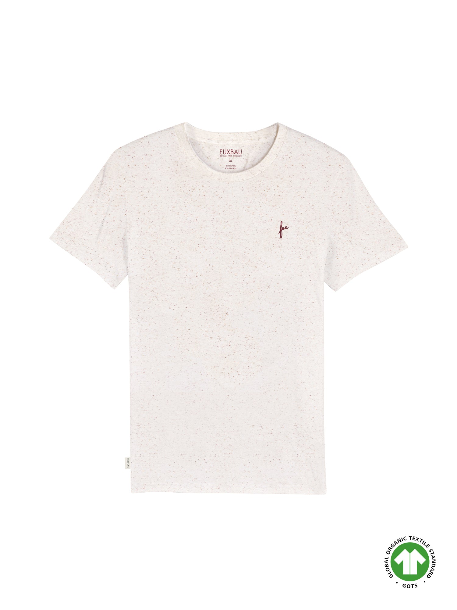 Männer fux T-Shirt - highlights beige