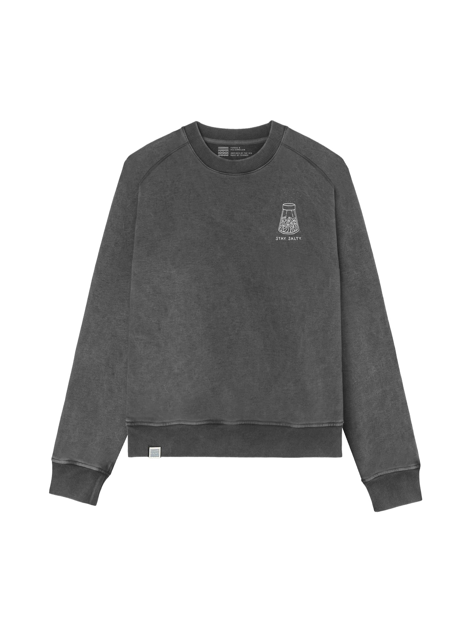 Frauen Stay Salty Sweater - salzschwarz