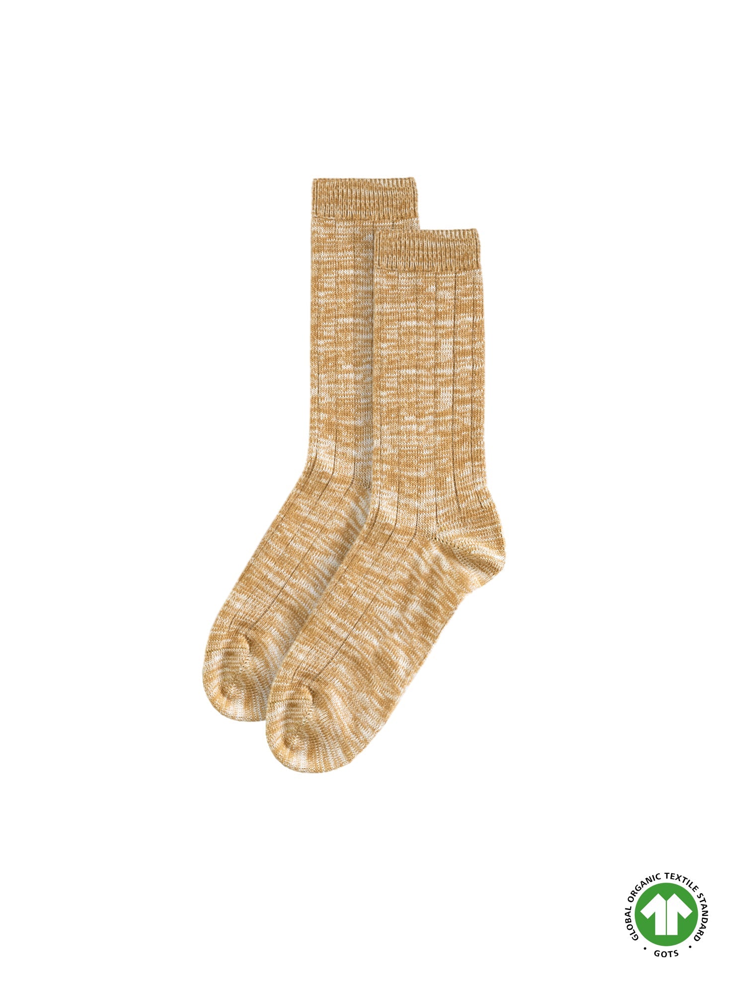 Socken - senfgelb meliert