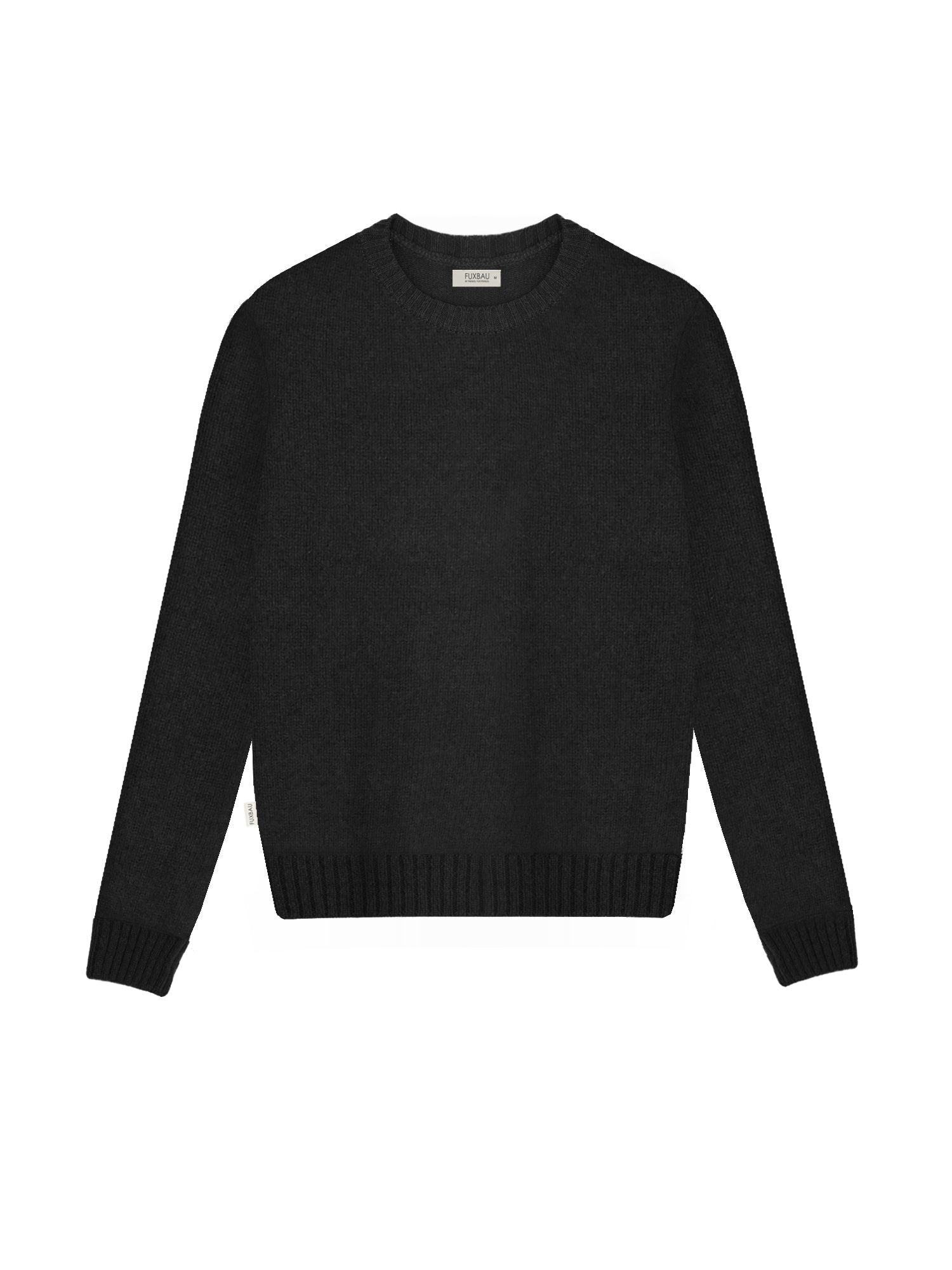 FUXBAU Frauen Merino Strickpullover in schwarz regional bei unseren Partnern in Deutschland in einzigartiger Manufaktur-Qualität aus 100% feinster Mouline Merino Schurwolle gestrickt