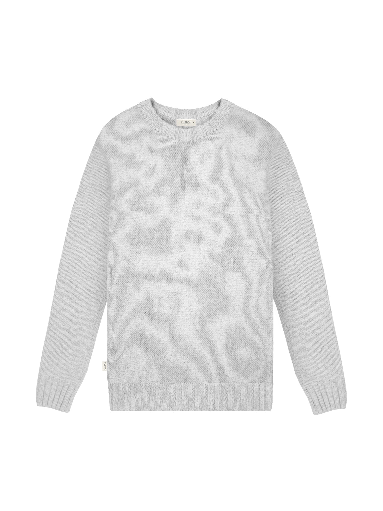 Männer Merino Strickpullover - grau