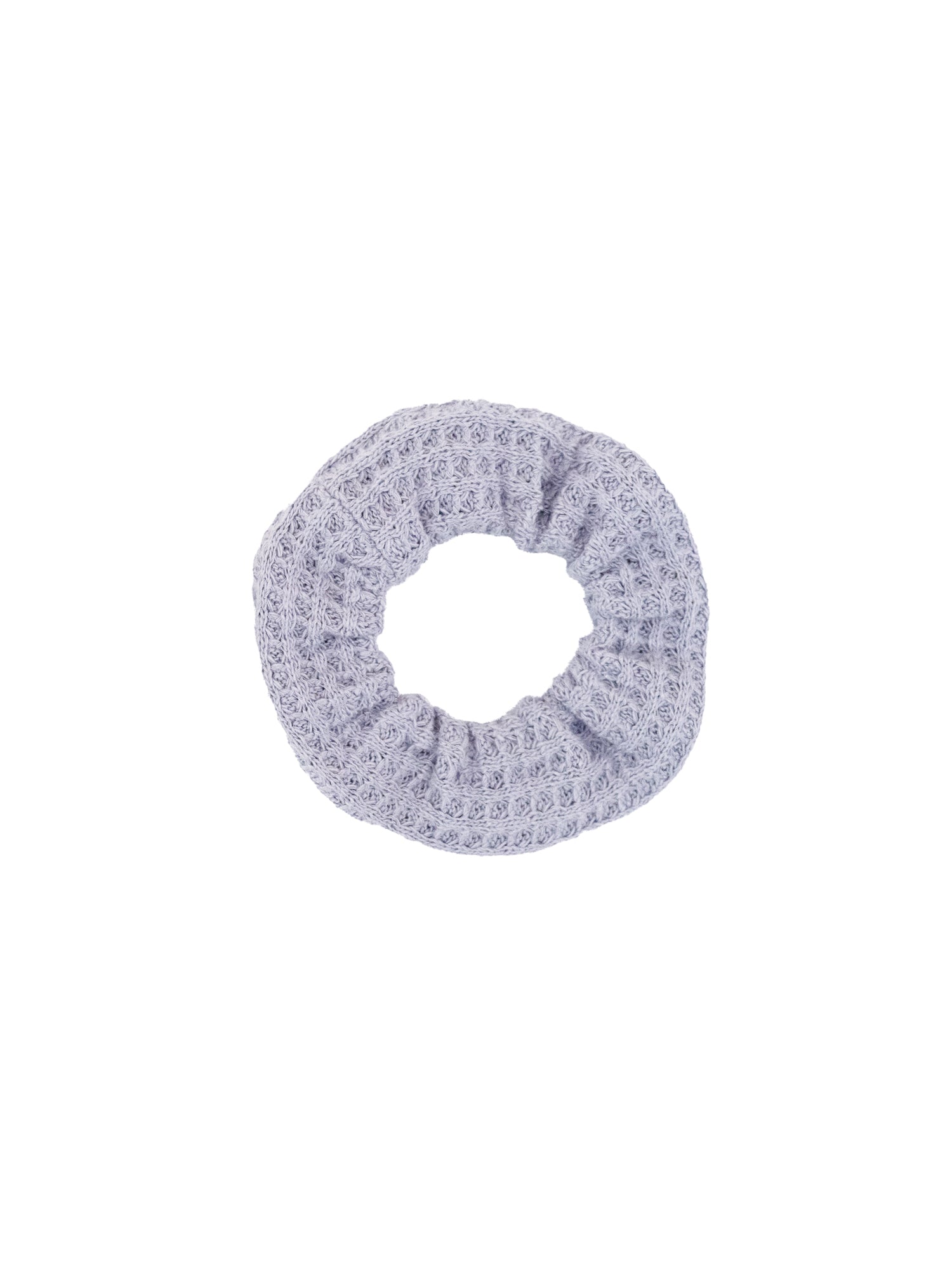 Waffelstrick Scrunchie - lavendel