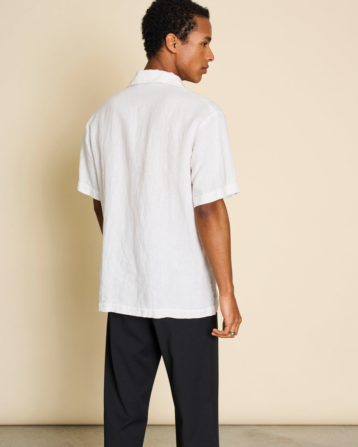 LINEN SHIRT GENT WHITE FOR MEN