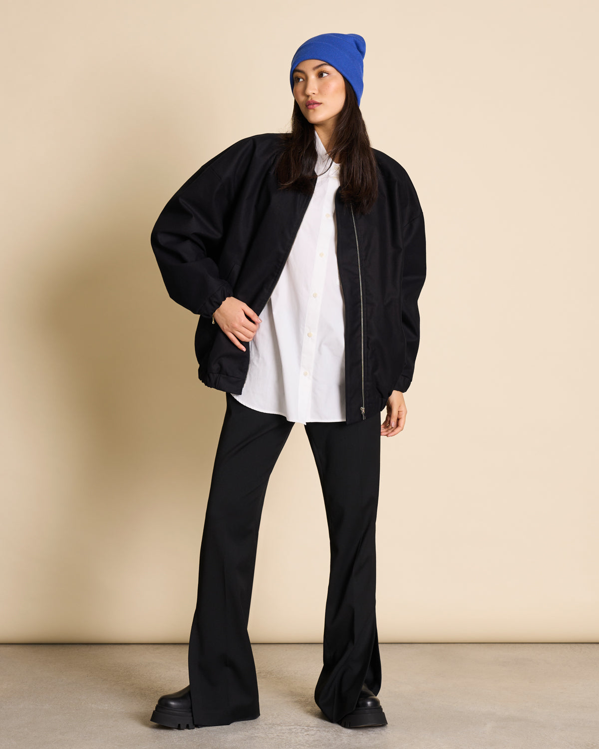 OVERSIZED BLOUSON TANARO BLACK