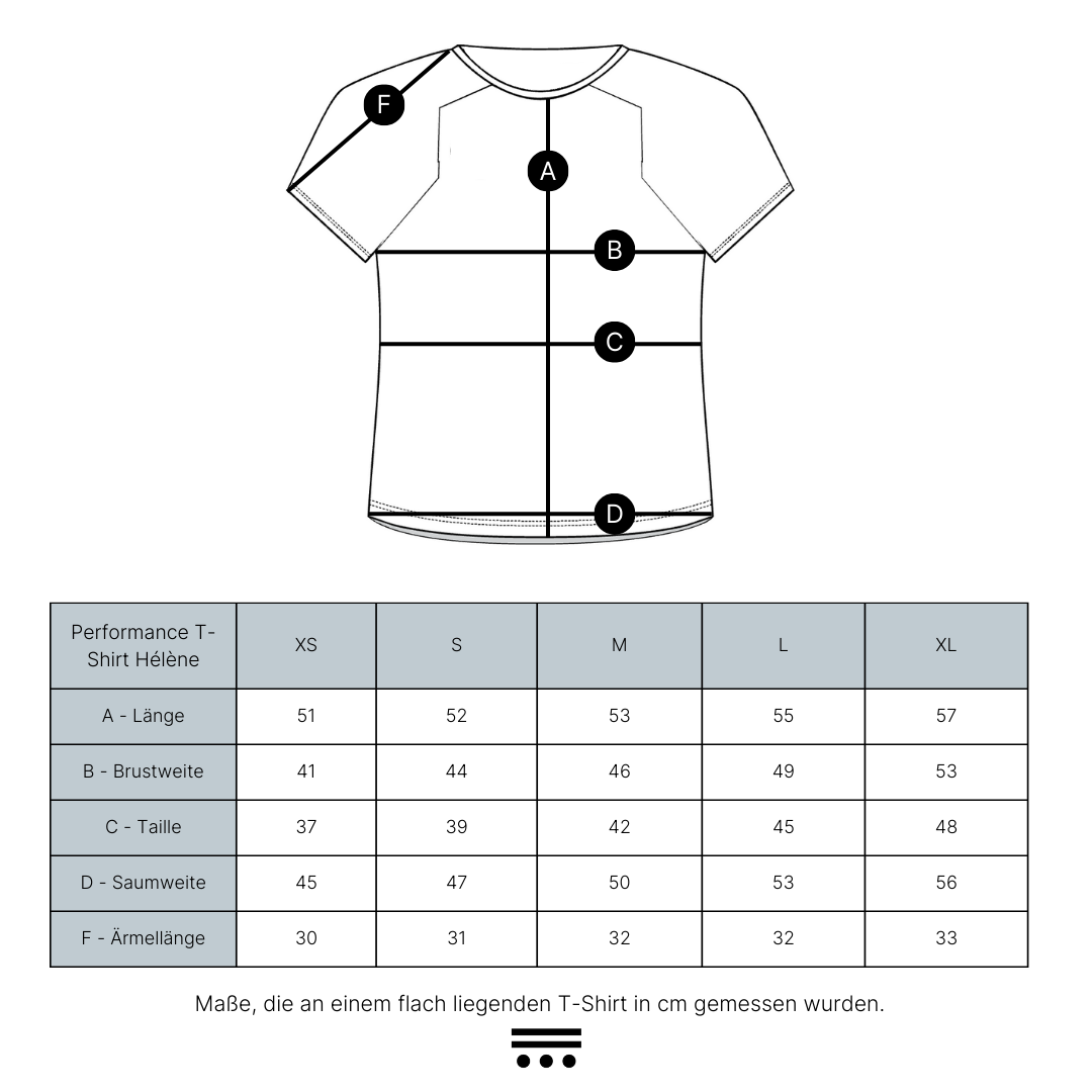 Die Größentabelle soll dir helfen, die richtige Größe zu finden. Die Tanks sitzen eher körpernah. Wenn du es lieber etwas lockerer magst, empfehlen wir dir die nächstgrößere Größe.