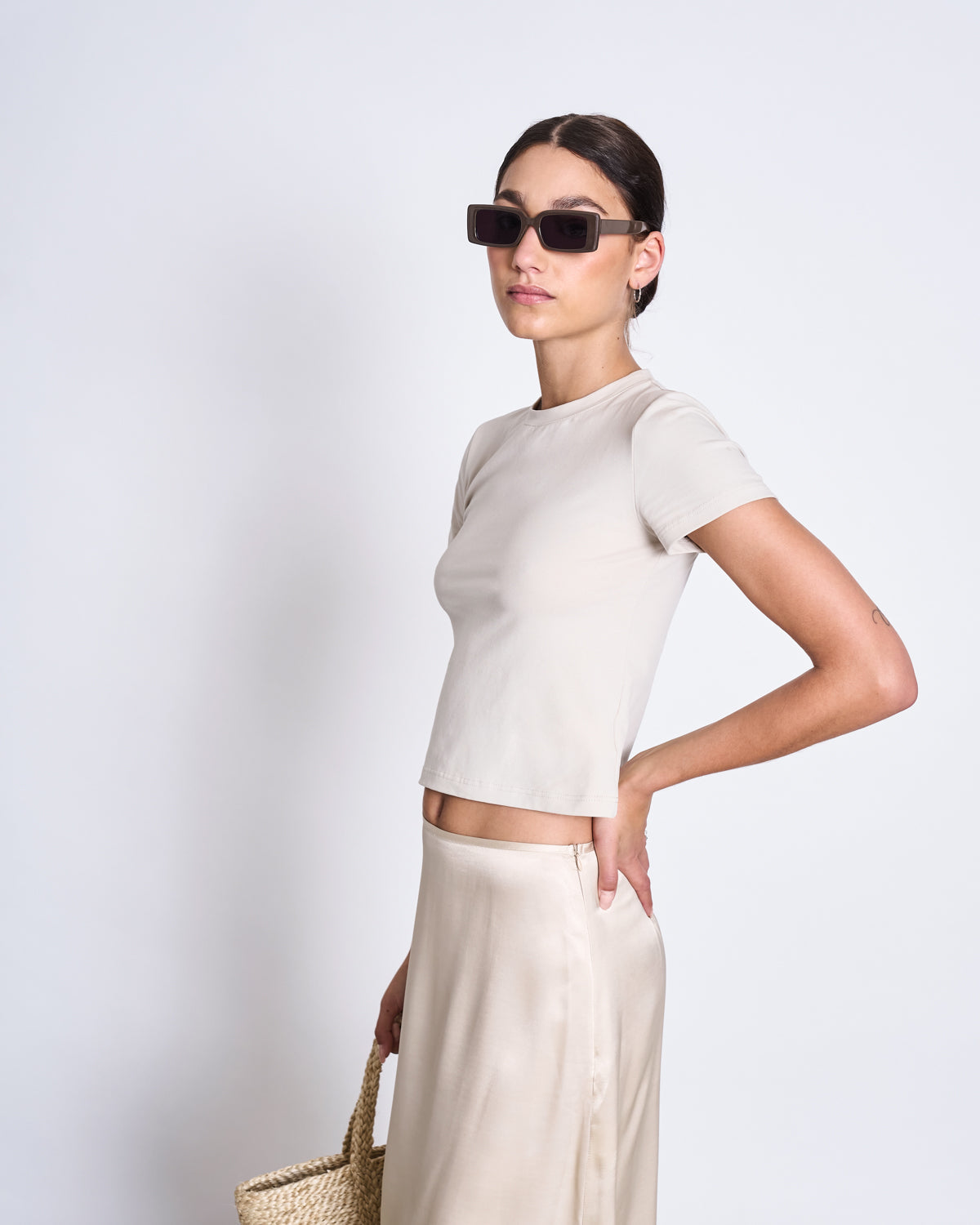 T-SHIRT PALOOMA IVORY GOTS