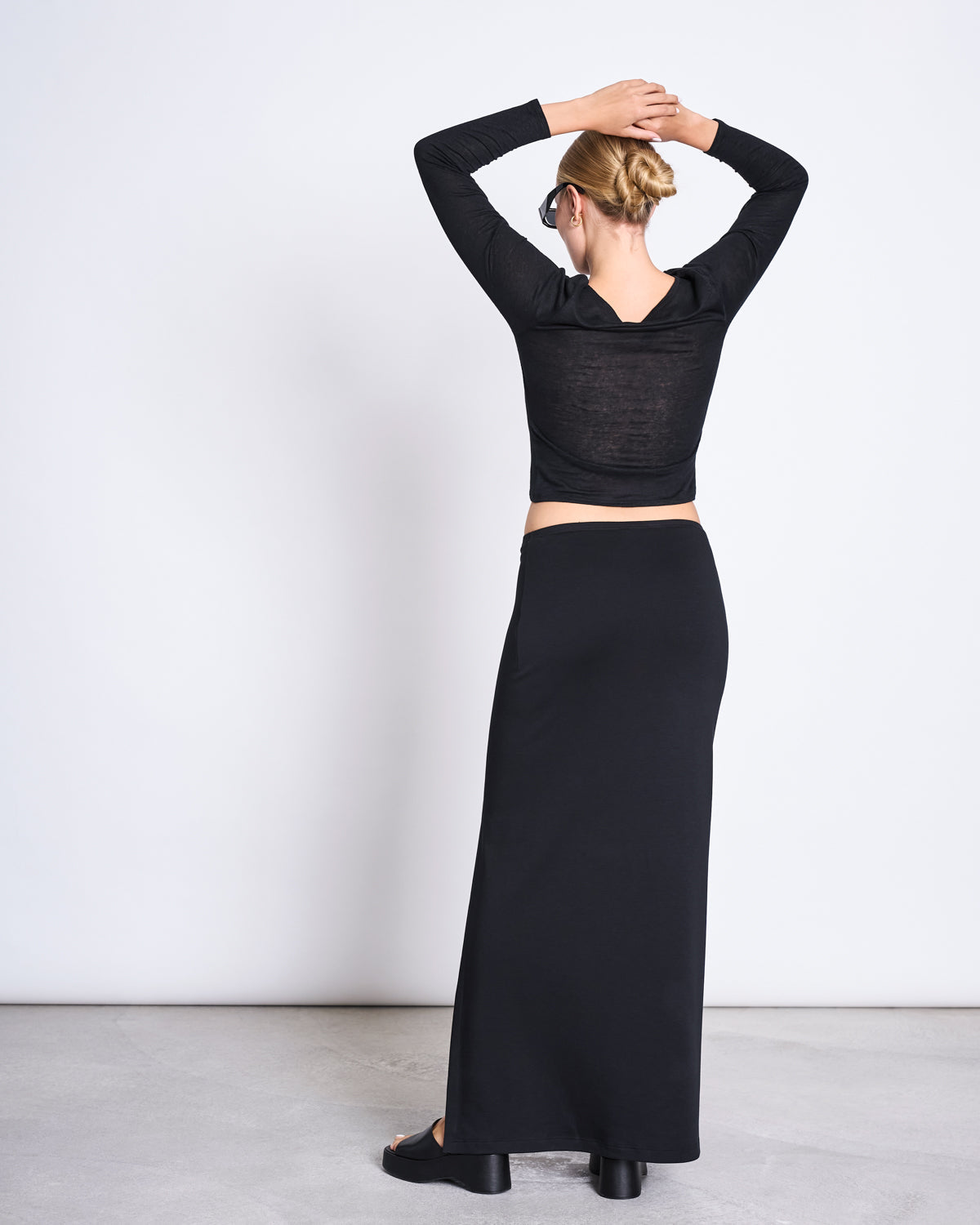 MAXI SKIRT LUSTA BLACK