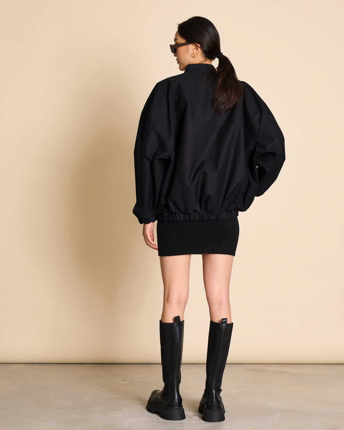 OVERSIZED BLOUSON TANARO BLACK