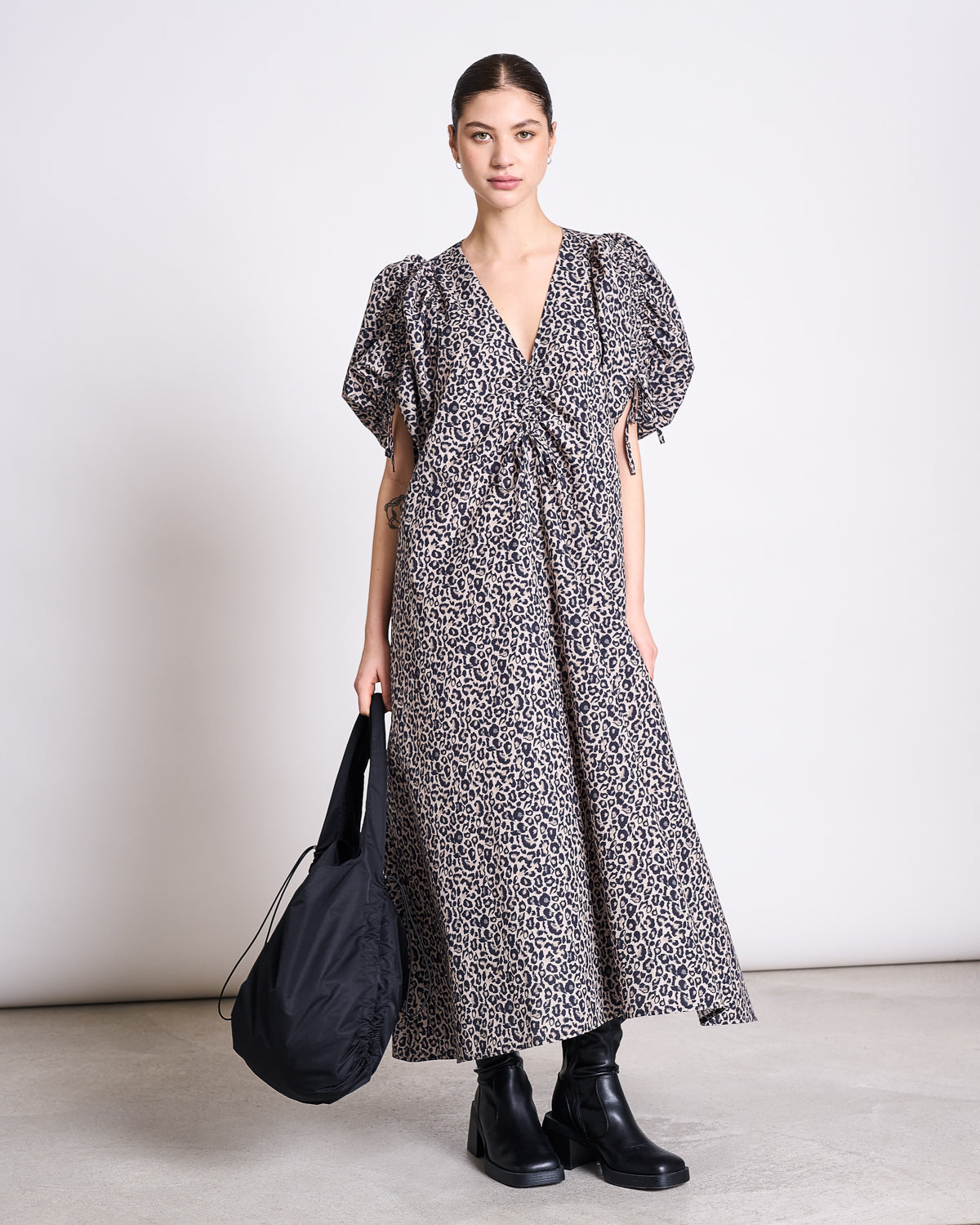 MAXI DRESS DANS LEO PRINT
