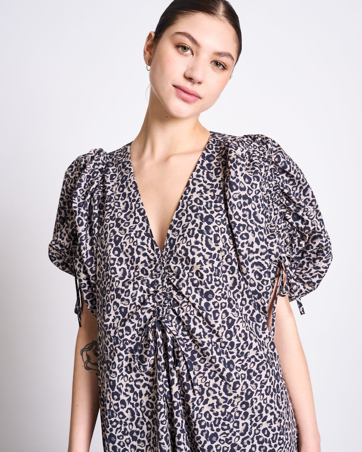 MAXI DRESS DANS LEO PRINT