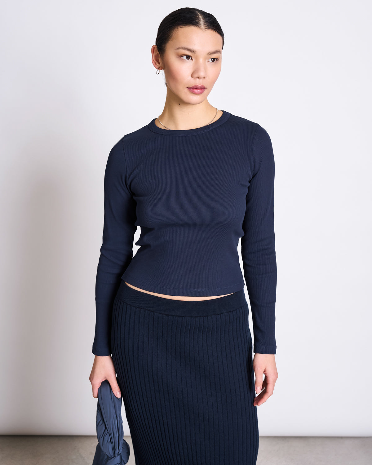 RIB LONGSLEEVE MURI NIGHTFALL GOTS