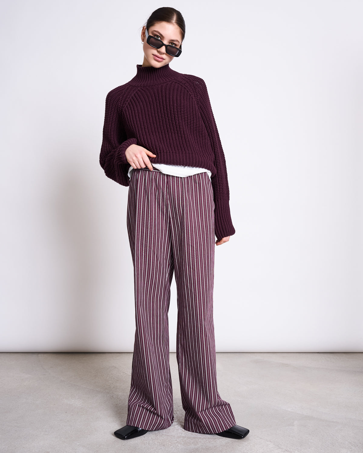 JUMPER OLA CHERRY LACQUER GOTS