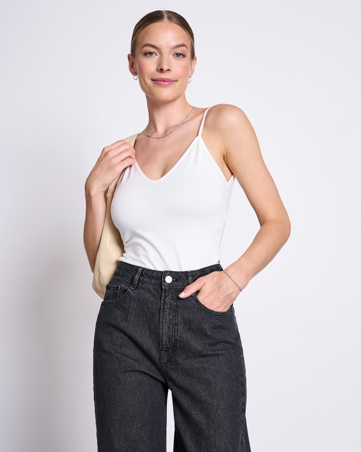 TOP MATILDA WHITE GOTS