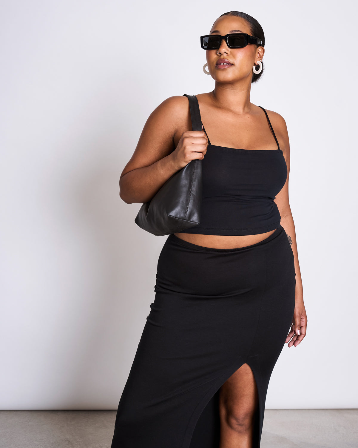 MAXI SKIRT LUSTA BLACK