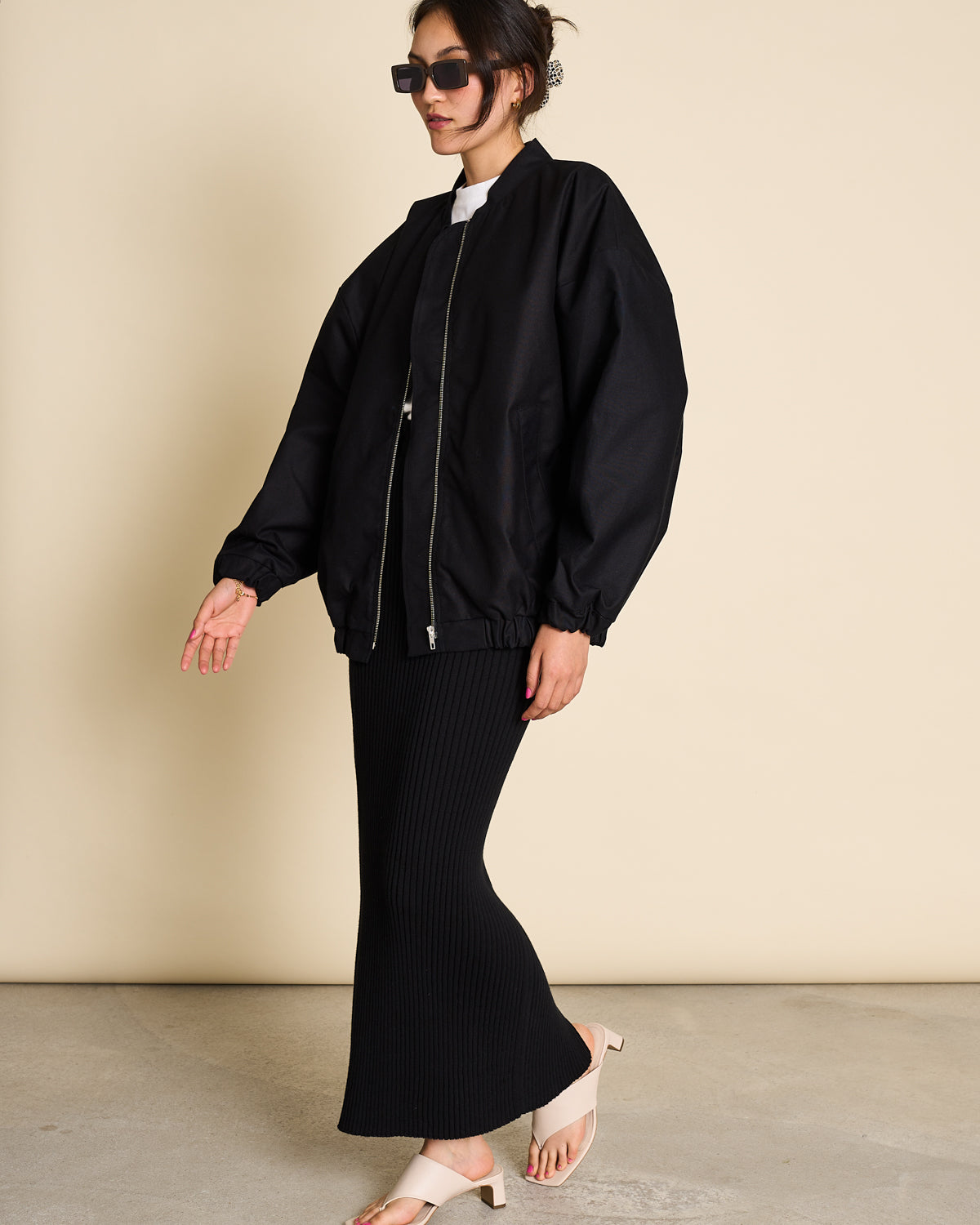 OVERSIZED BLOUSON TANARO BLACK