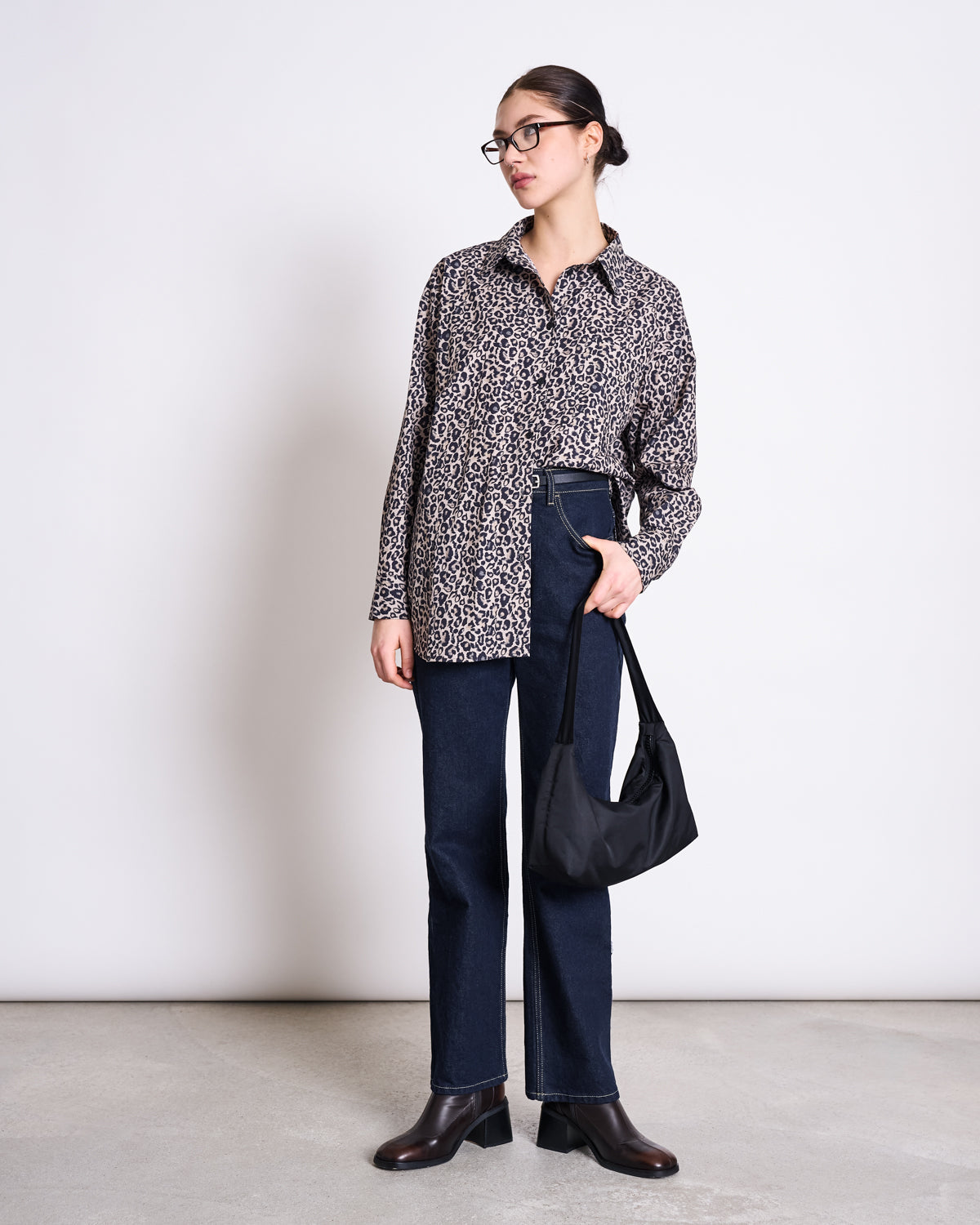 OVERSIZED SHIRT MAMRO LEO PRINT