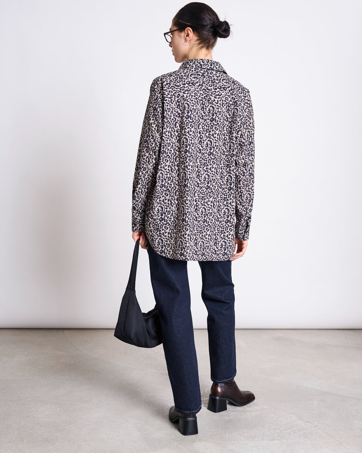 OVERSIZED SHIRT MAMRO LEO PRINT