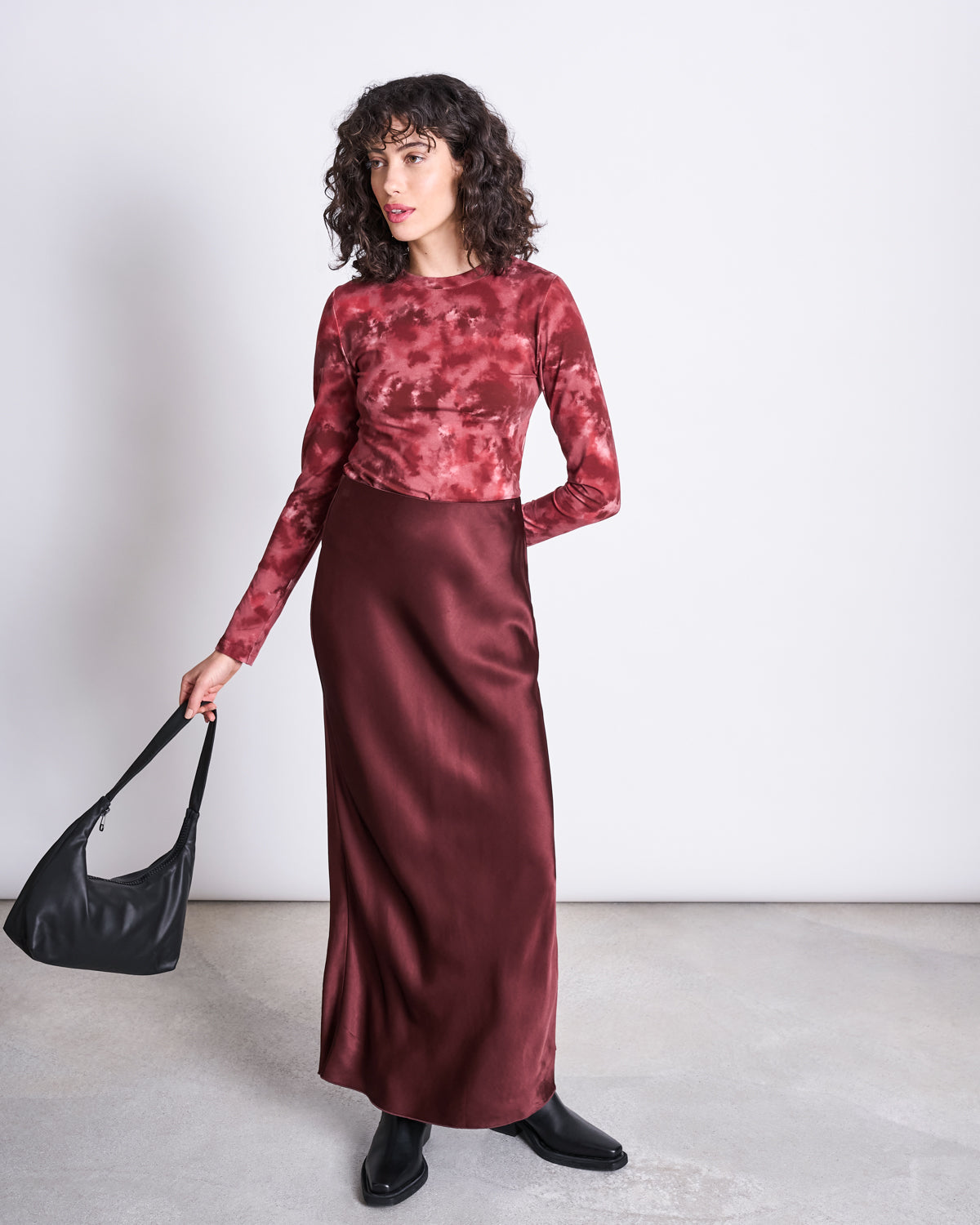 MAXI SKIRT SERIN INTENSE RUST