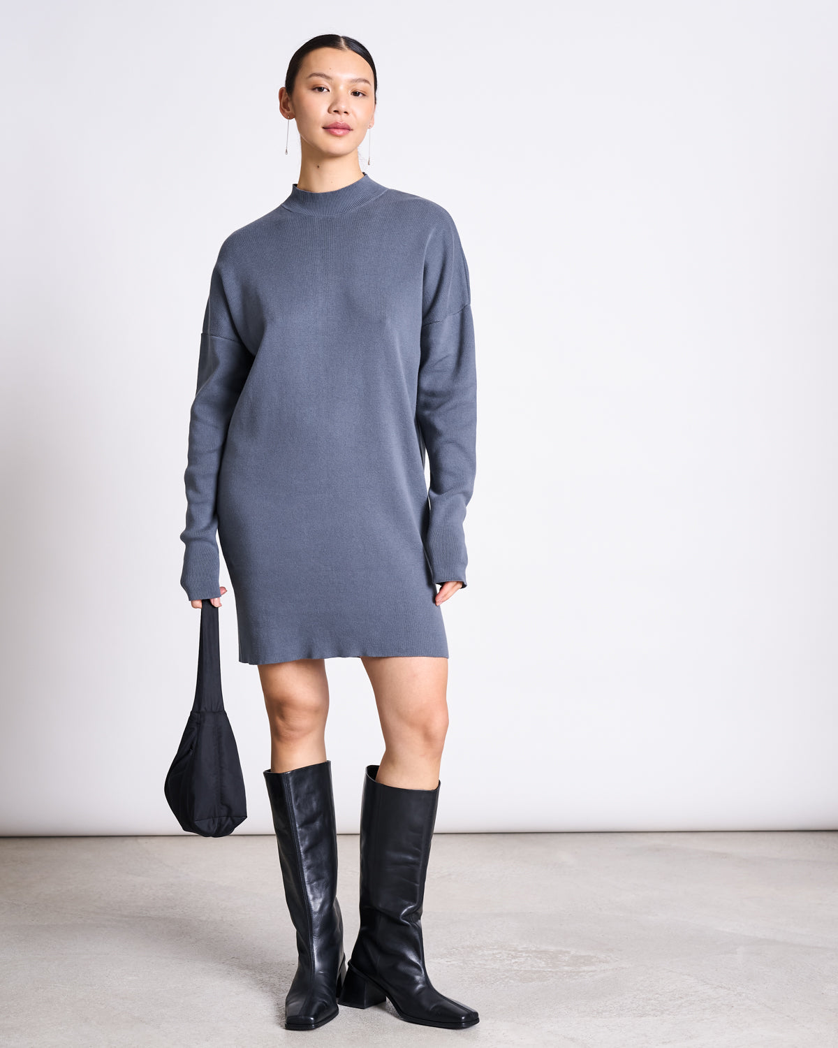 KNIT DRESS NUNA TURBULENCE GOTS