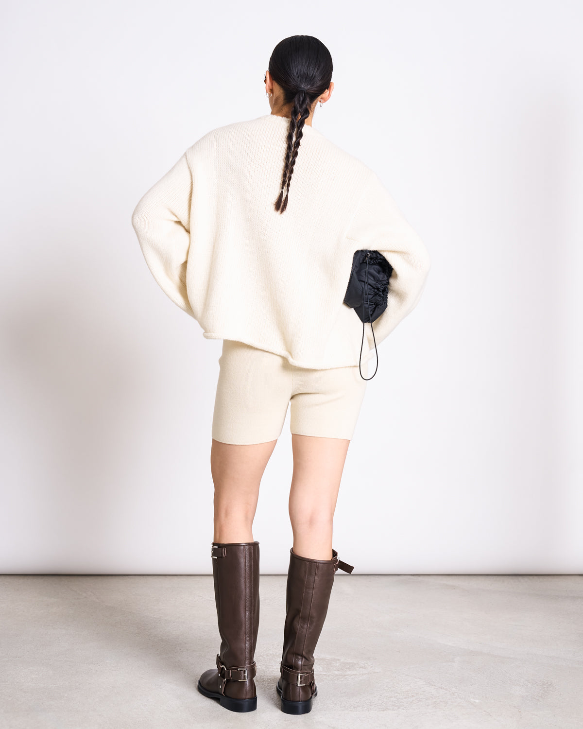 OVERSIZED ALPACA MIX JUMPER WOOLY SONA OFFWHITE