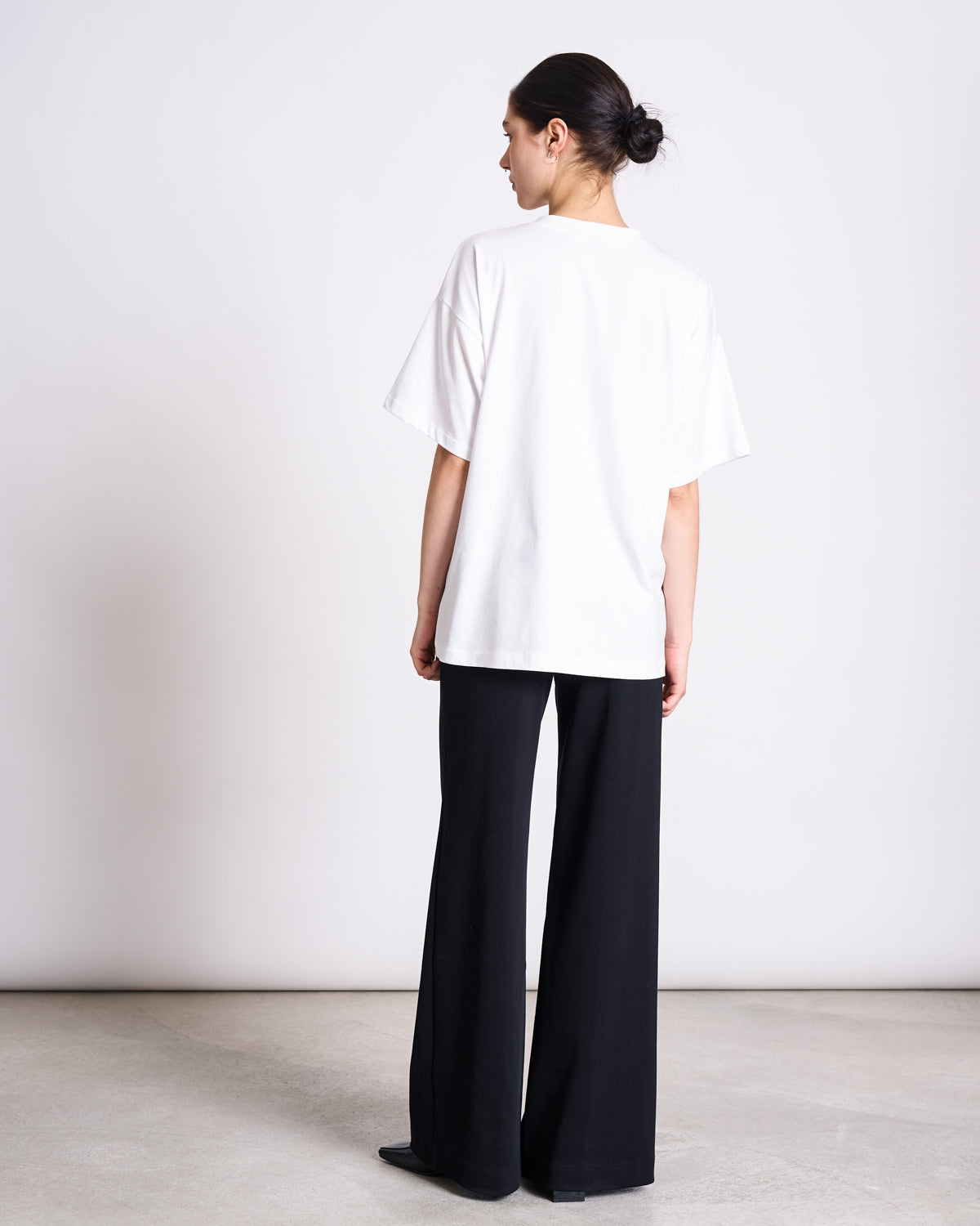 SLITTED T-SHIRT NADIL WHITE