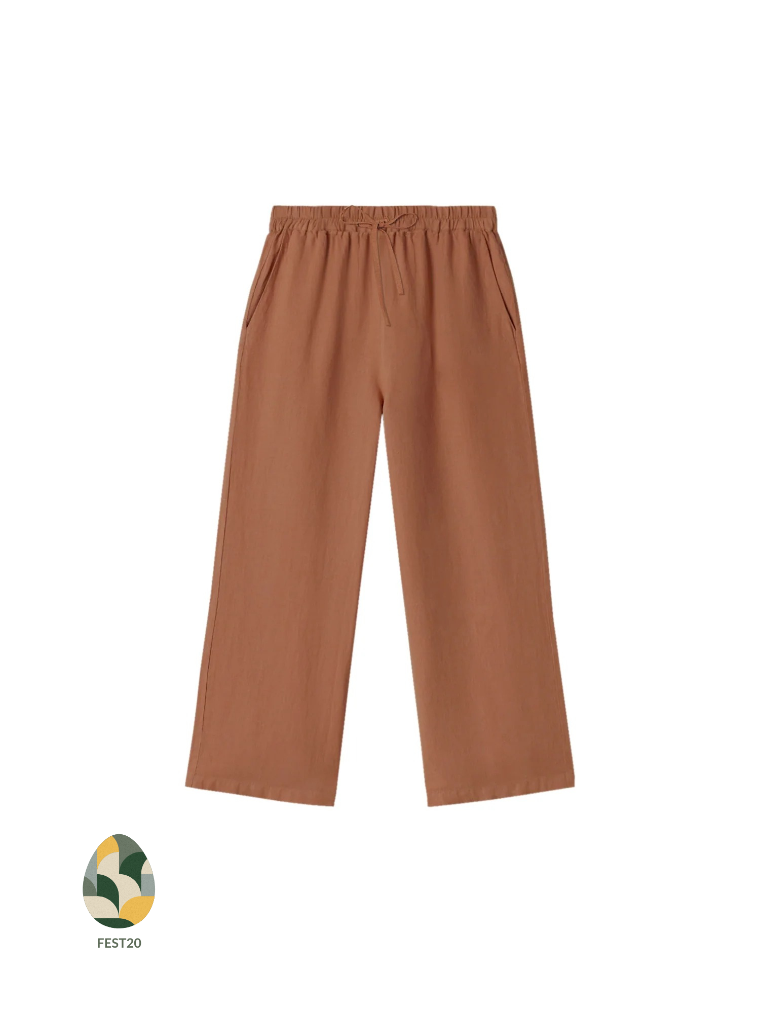 Frauen Leinenhose - sienna