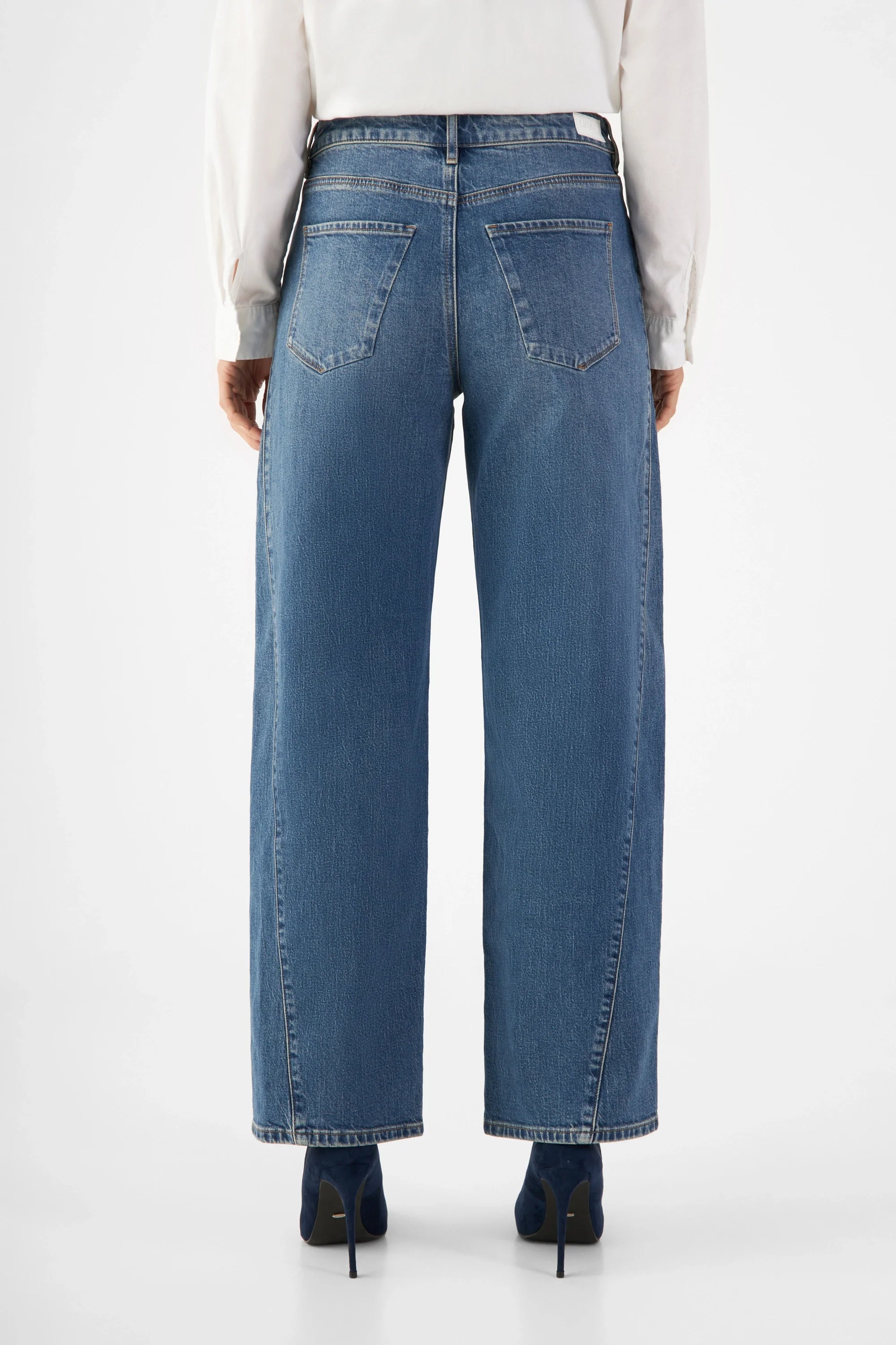 ASH Barrel Leg Minimal Stretch - Cutline - Vintage Blue