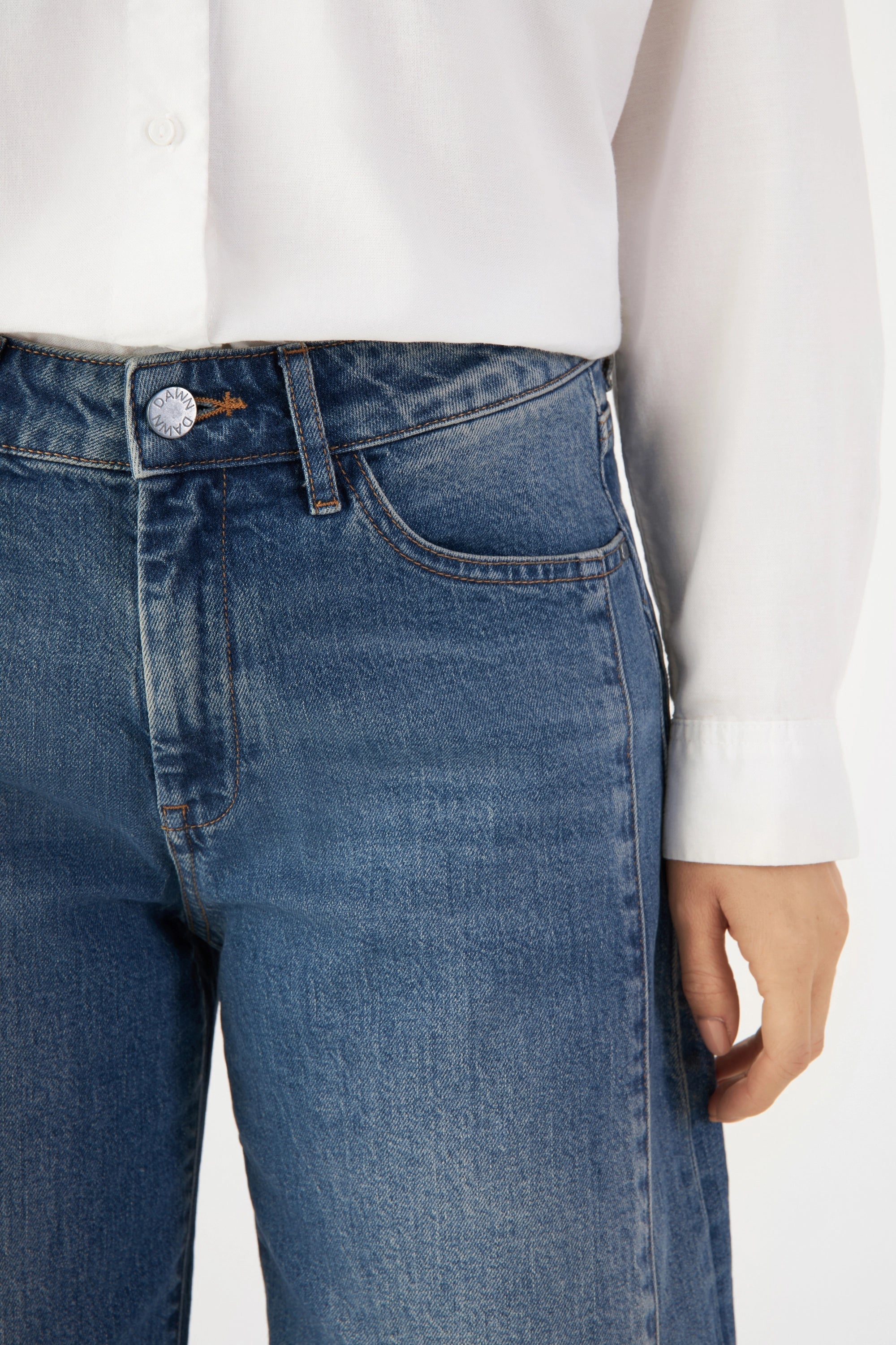 ASH Barrel Leg Minimal Stretch - Cutline - Vintage Blue