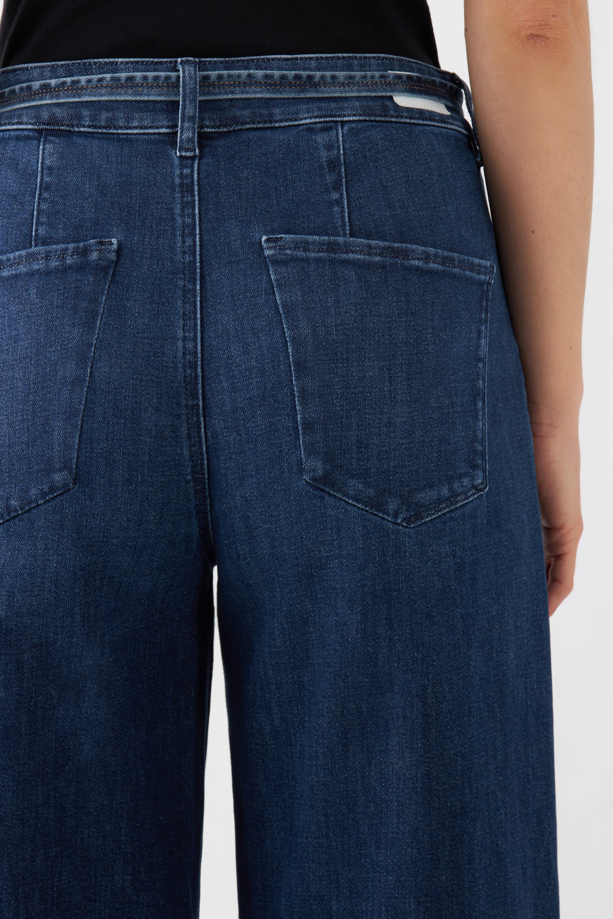 BLINK High Waist Culotte Jeans - Dark Blue