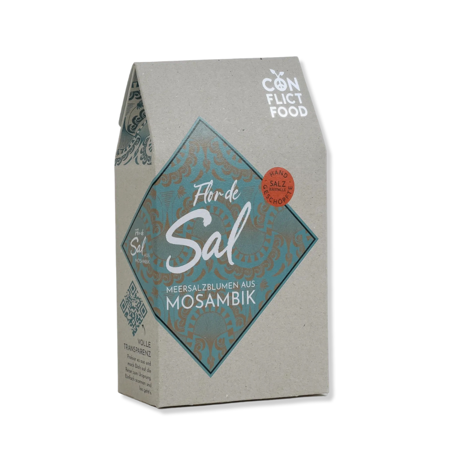 Conflictfood Flor de Sal – Verpackung von vorne